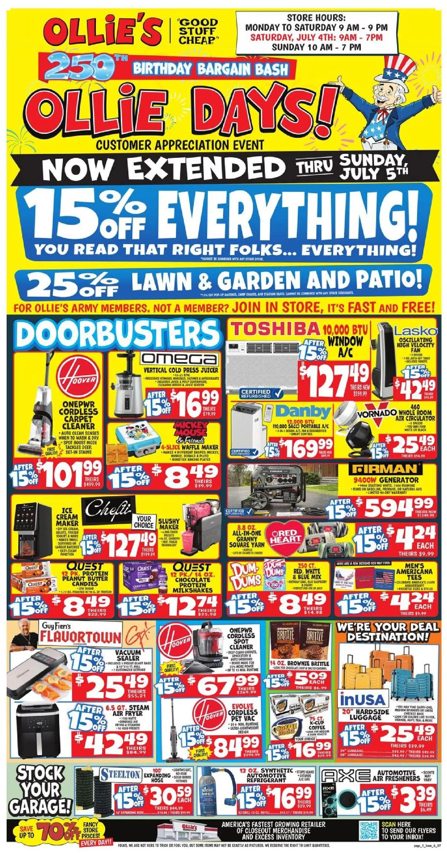 ollies - Ollie's Weekly Ad - 07/03 - 07/05 2026