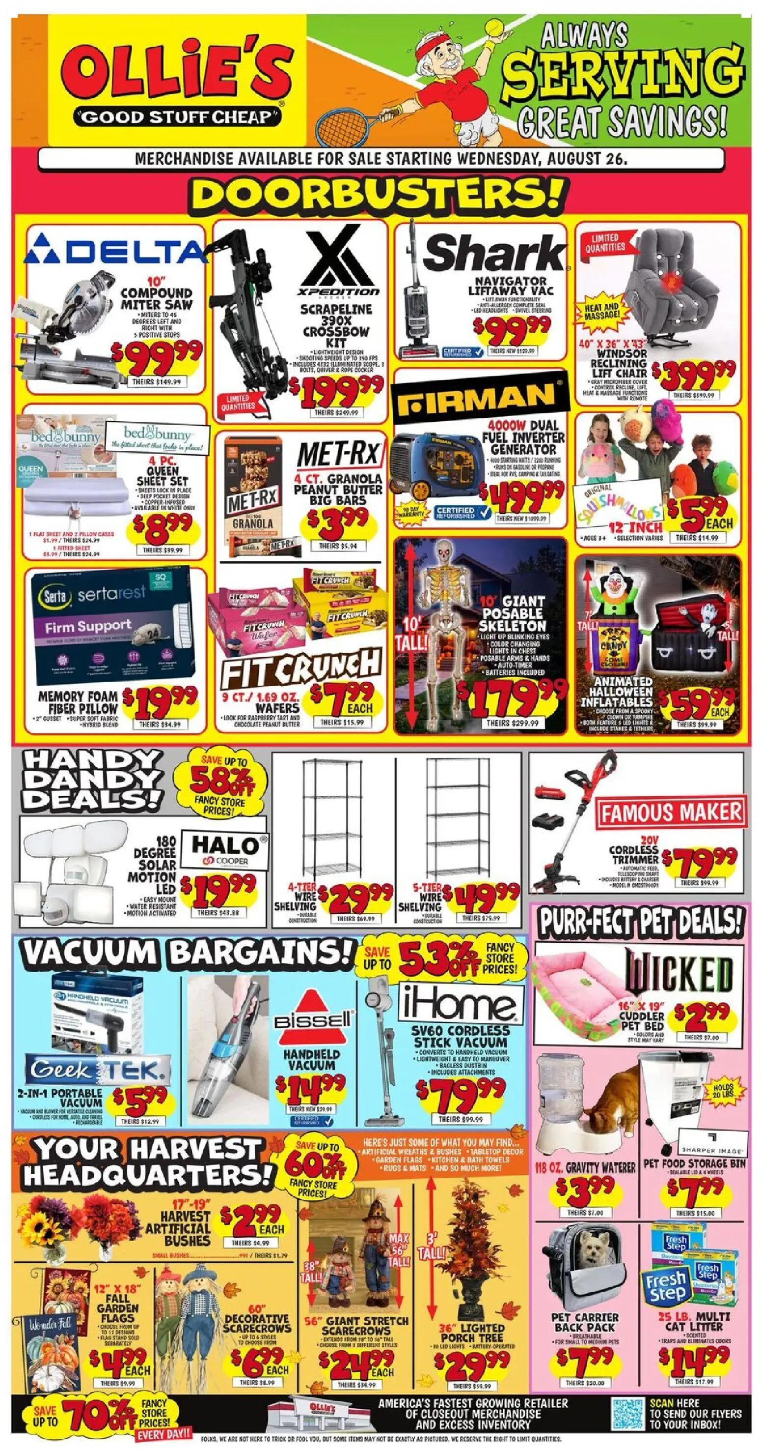 ollies - Ollie's Ad - 08/26 - 09/01 2026