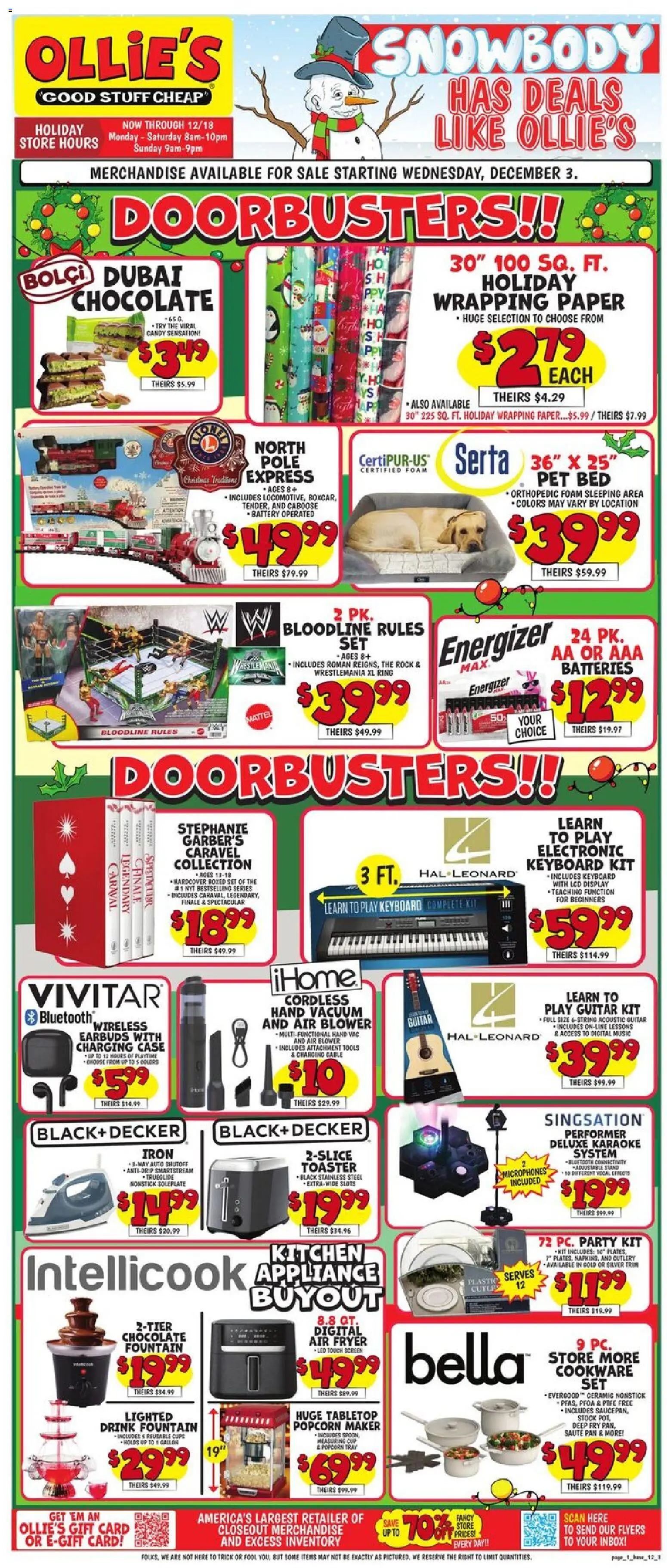 ollies - Ollie's Weekly Ad - 12/03 - 12/10 2025