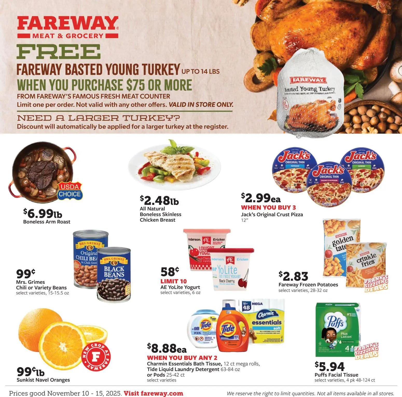 fareway - Fareway Weekly Ad - 11/10 - 11/15 2025