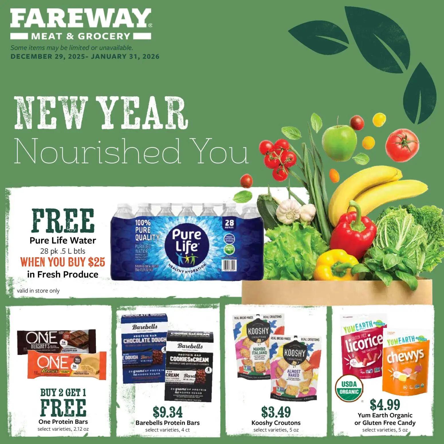 fareway - Fareway Monthly Ad - 12/29/2025 - 01/31/2026 2026 - page: 1