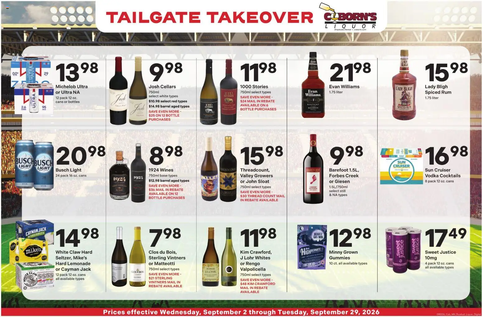 coborns - Coborn's Liquor Ad - 09/02 - 09/08 2026 - page: 3