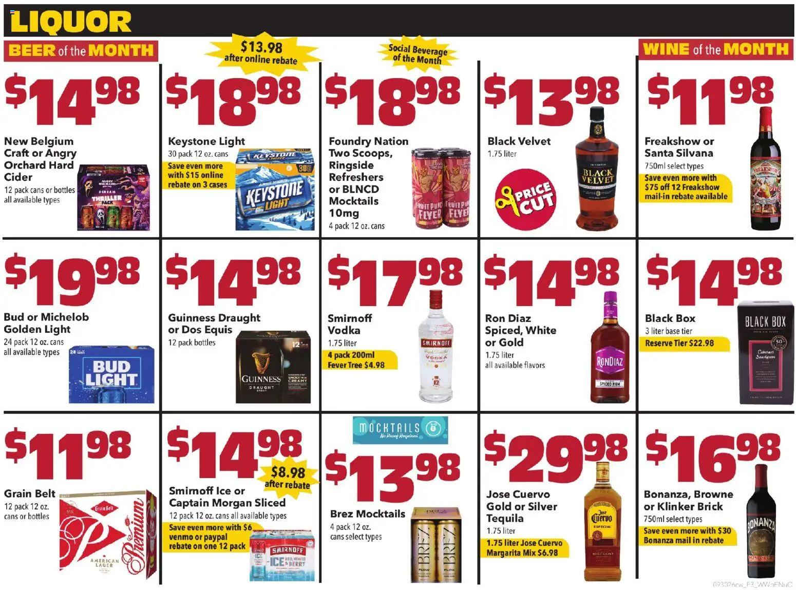 coborns - Coborn's Alcohol Ad - 09/30 - 10/06 2026
