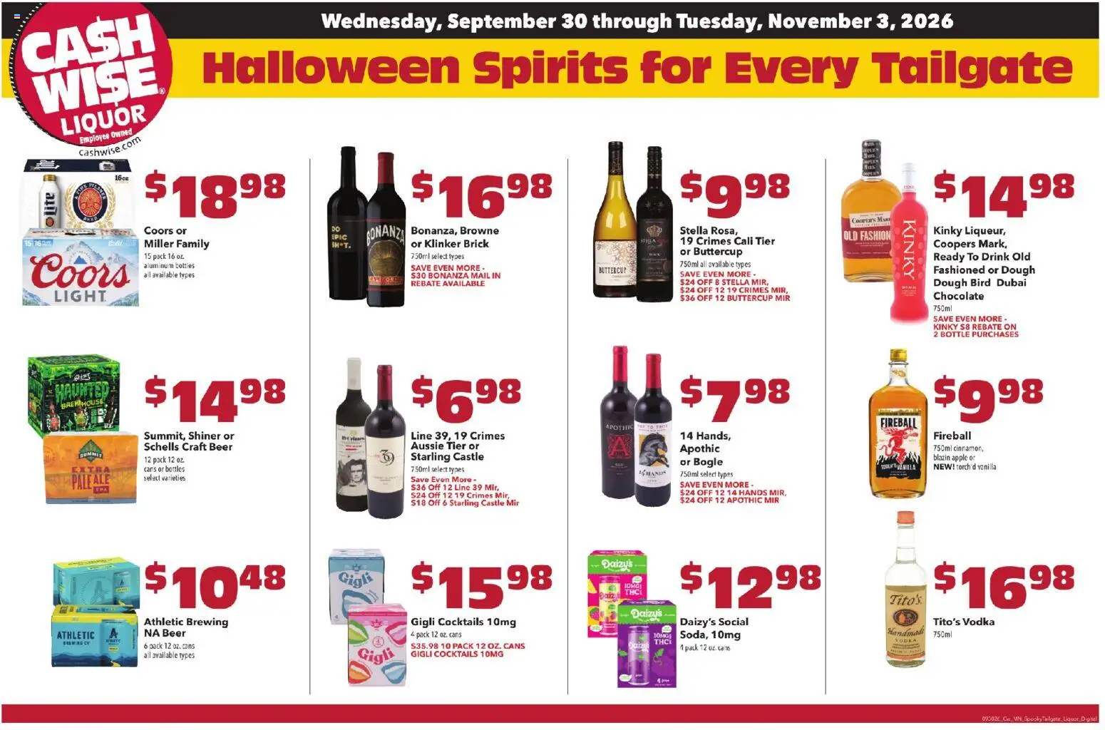 coborns - Coborn's Alcohol Ad - 09/30 - 10/06 2026 - page: 2