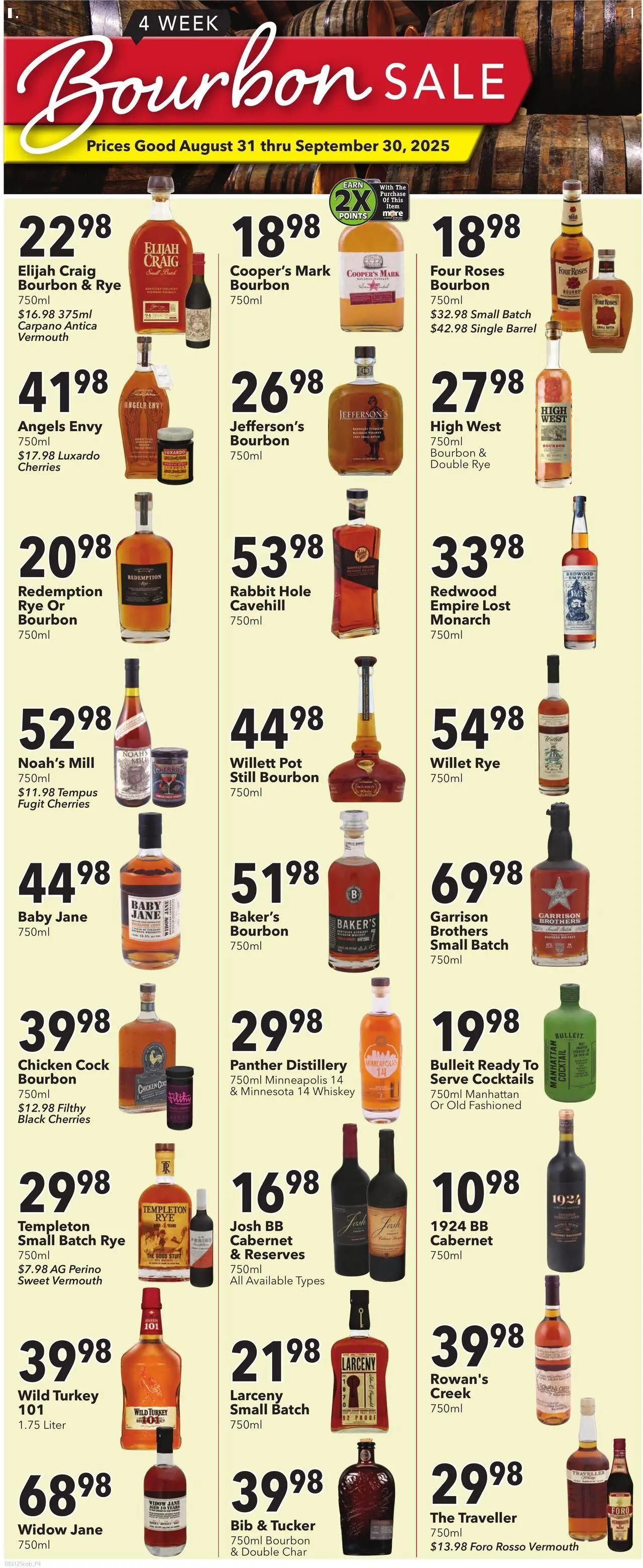 coborns - Coborn's Bourbon Sale - 08/31 - 09/30 2025 - page: 2