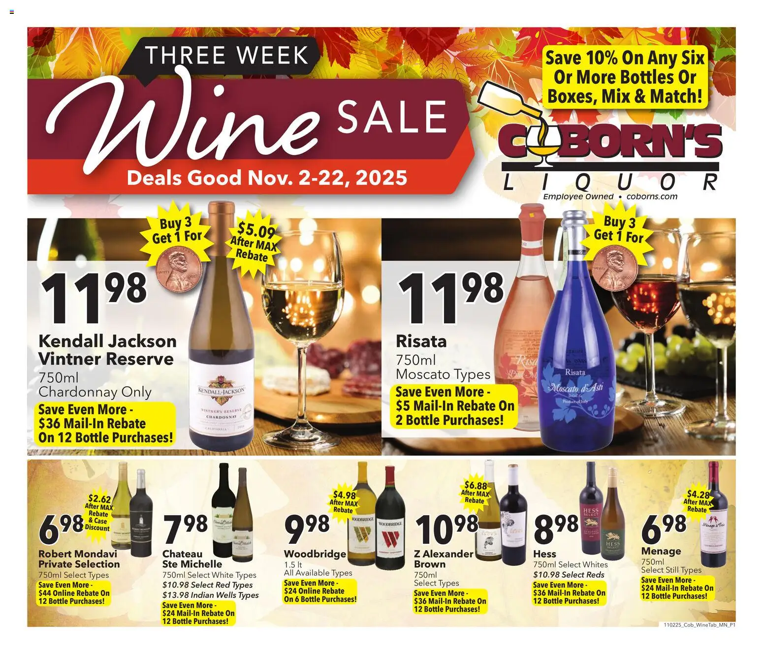 coborns - Coborn's Wine Sale - 11/02 - 11/22 2025