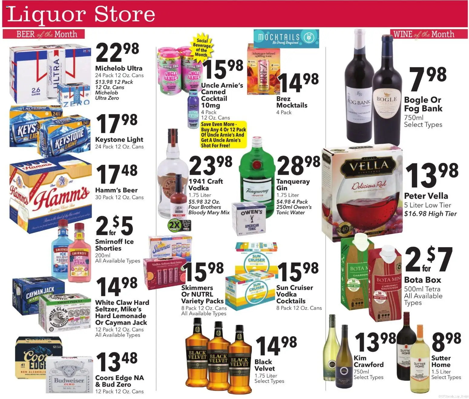 coborns - Coborn's Liquor Ad - 01/07 - 01/13 2026