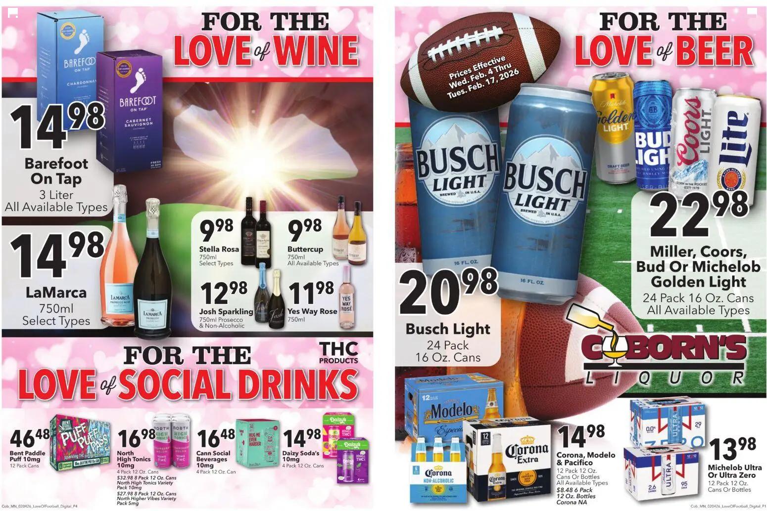 coborns - Coborn's Love & Football - 02/04 - 02/17 2026