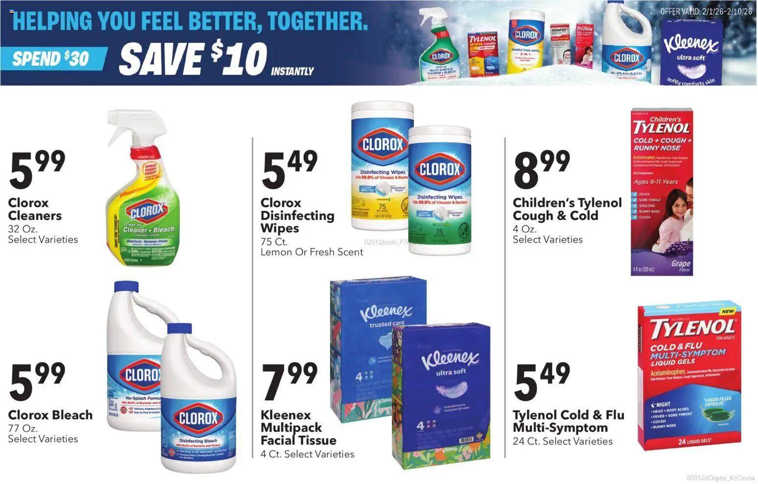 coborns - Coborn's Kcclorox - 02/01 - 02/10 2026 - page: 1