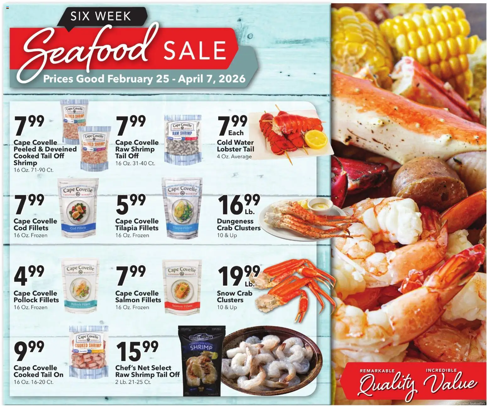 coborns - Coborn's Seafood Sale - 02/25 - 04/08 2026