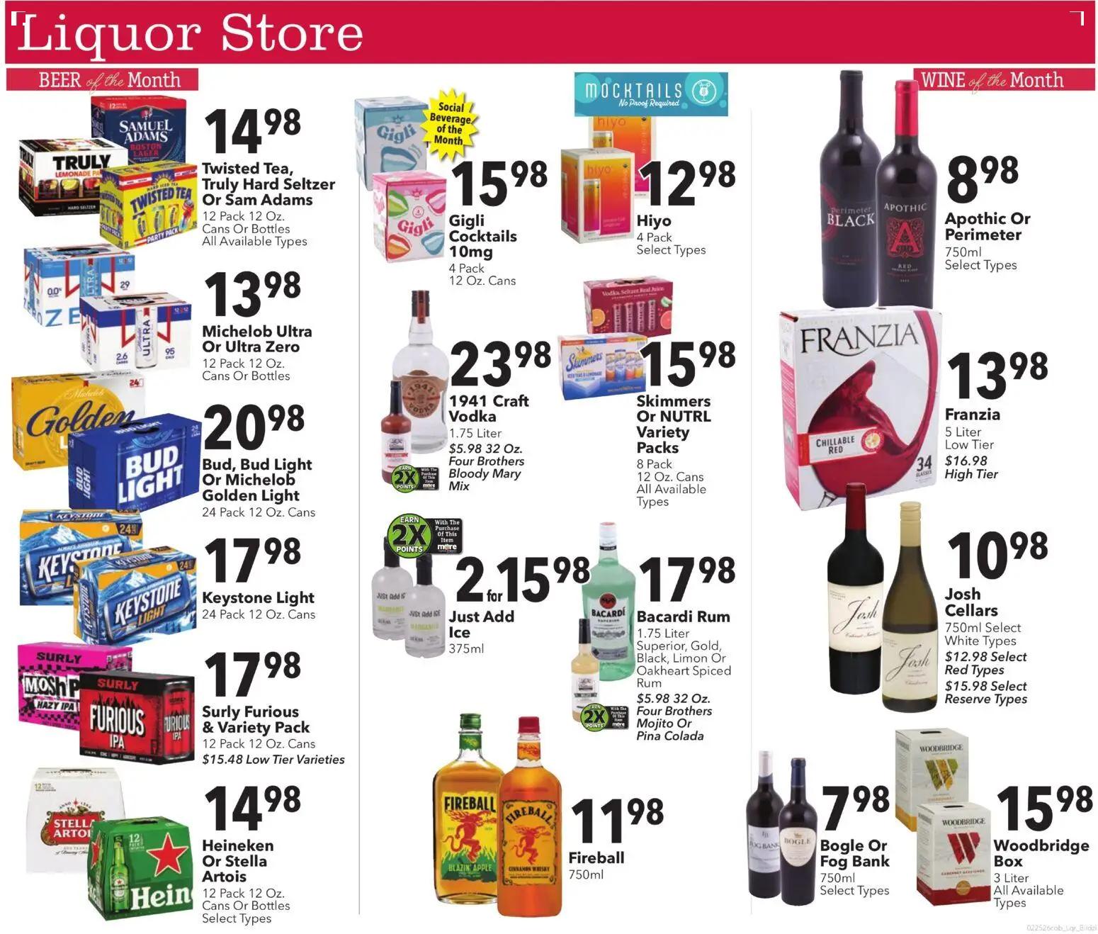 coborns - Coborn's Liquor Ad - 02/25 - 03/03 2026 - page: 1