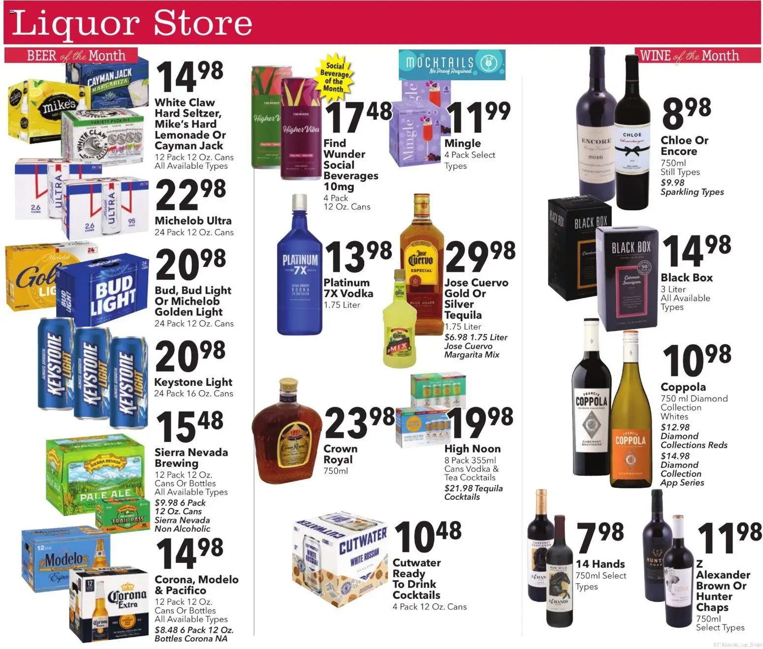 coborns - Coborn's Liquor Store - 03/18 - 03/24 2026