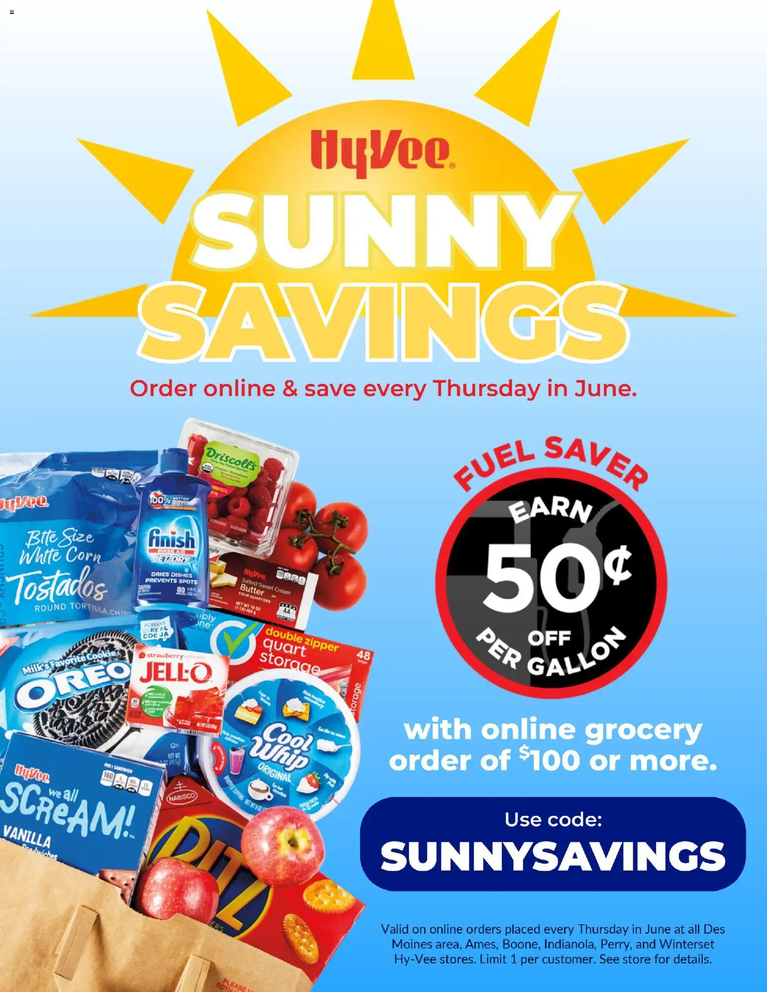 hyvee - HyVee Sunny Savings - 06/01 - 06/30 2026 - page: 1