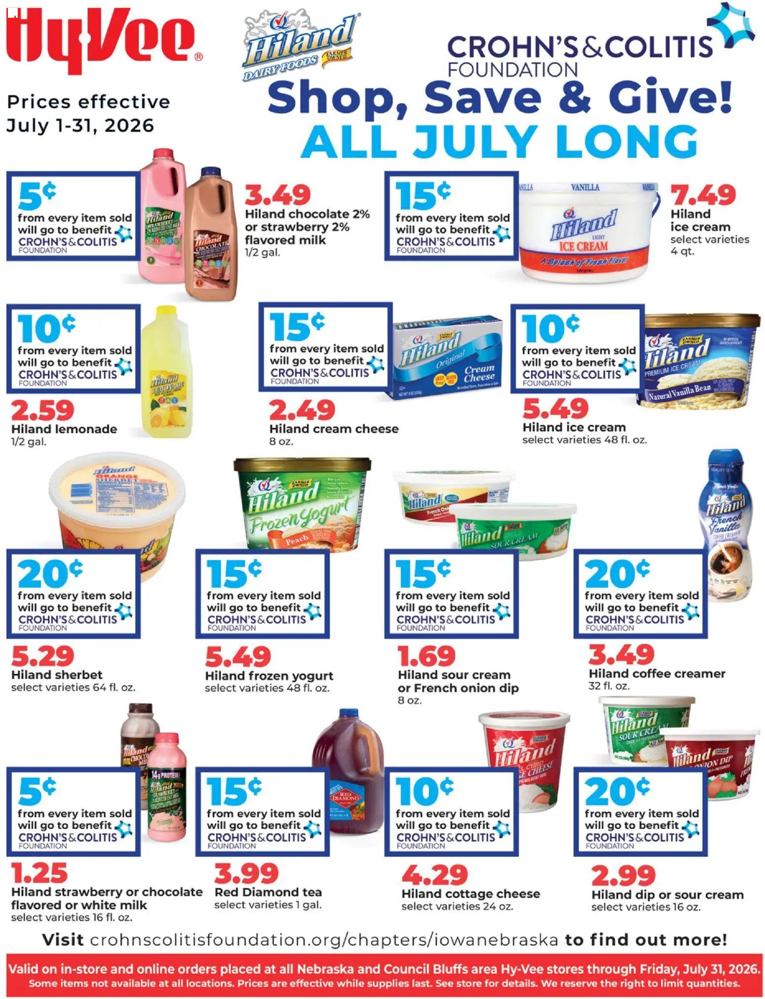 hyvee - HyVee Hiland Month Long - 07/01 - 07/31 2026