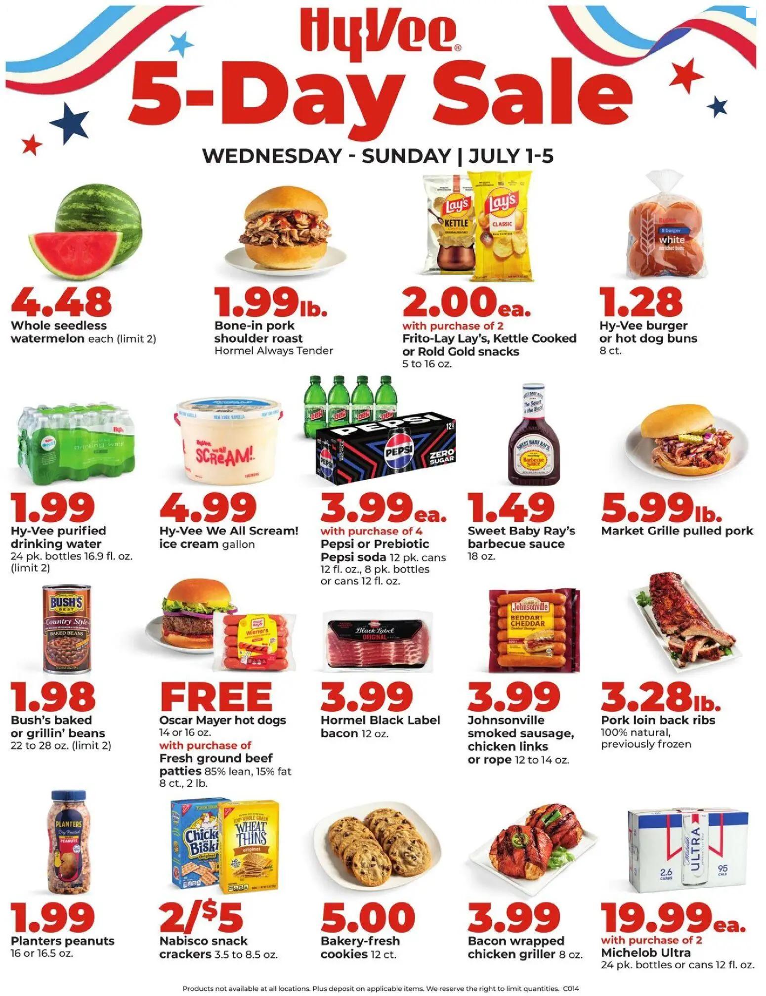 hyvee - HyVee Special Sales - 07/01 - 07/05 2026