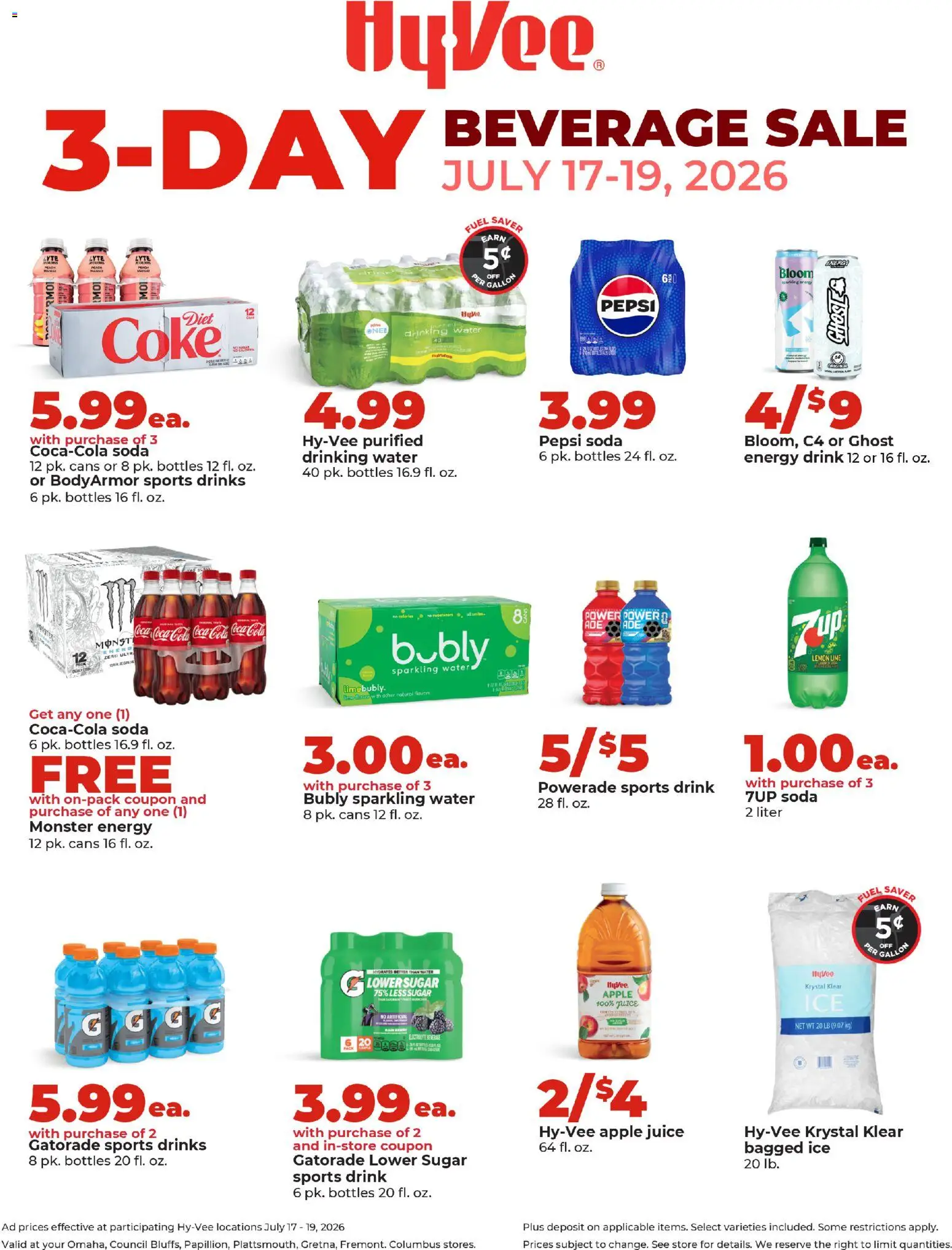 hyvee - HyVee Beverage Sale - 07/17 - 07/19 2026