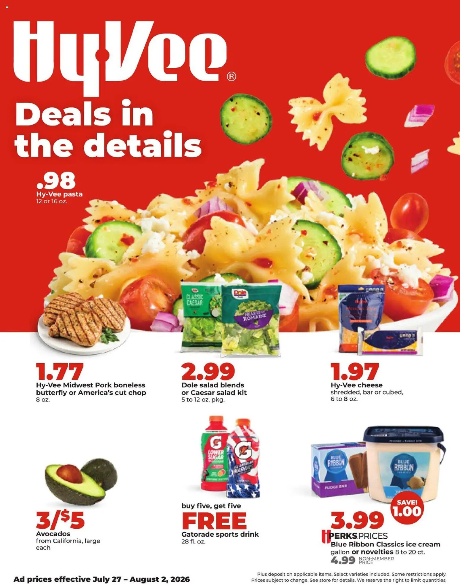 hyvee - HyVee Weekly Ad - 07/27 - 08/02 2026 - page: 1