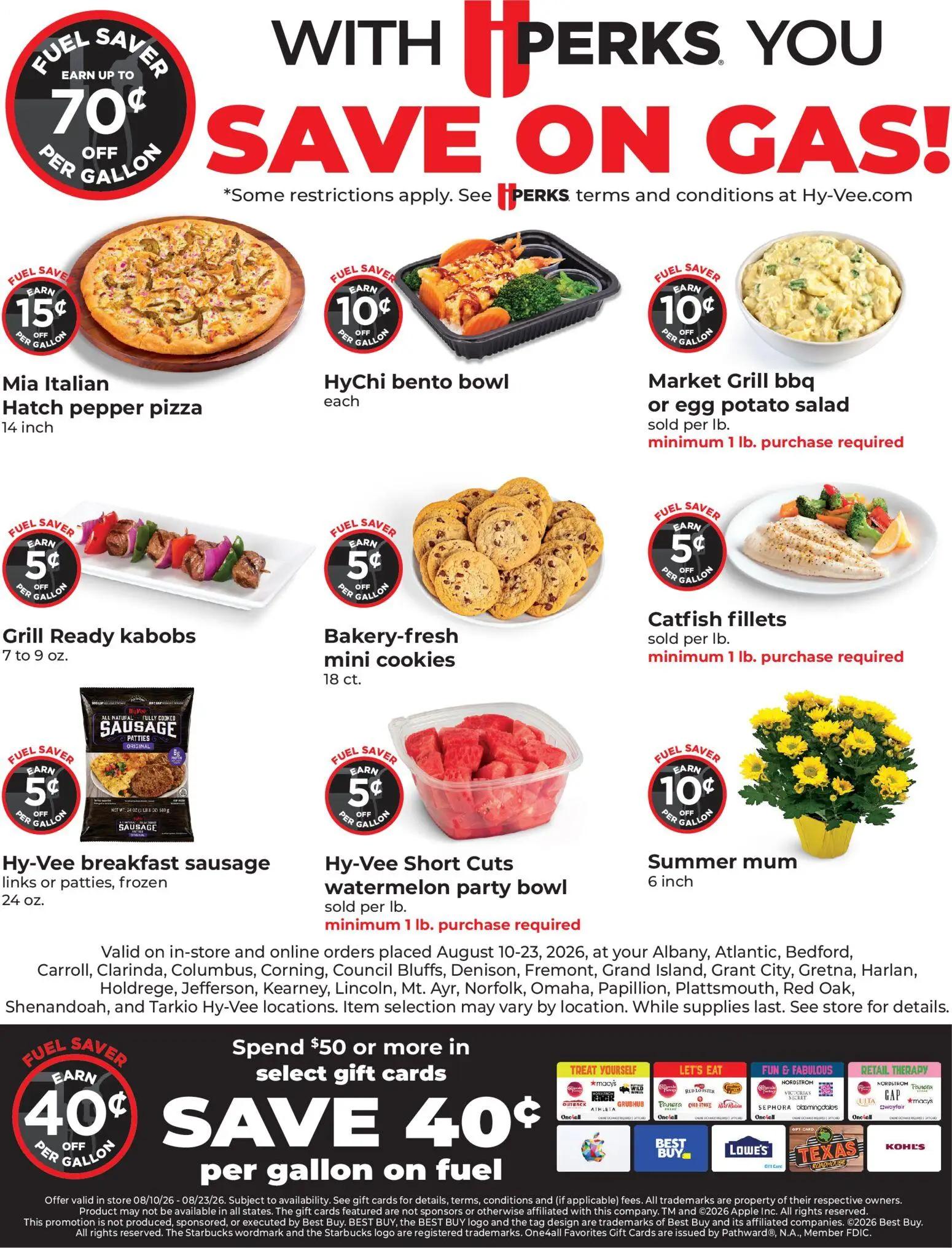 hyvee - HyVee More Fuel Saver - 08/12 - 08/23 2026
