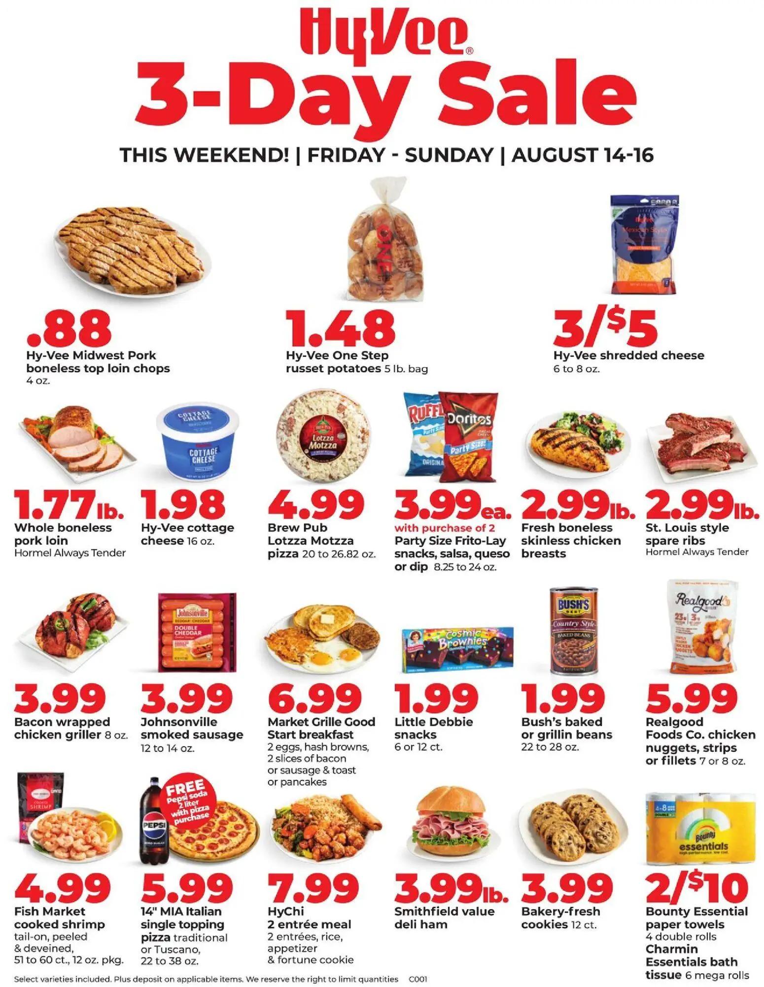 hyvee - HyVee Special Sales - 08/14 - 08/16 2026 - page: 1