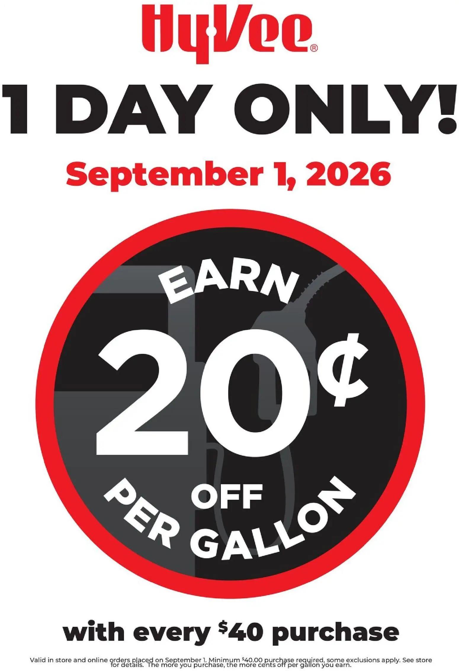hyvee - HyVee Special Sales - 09/01 - 09/01 2026