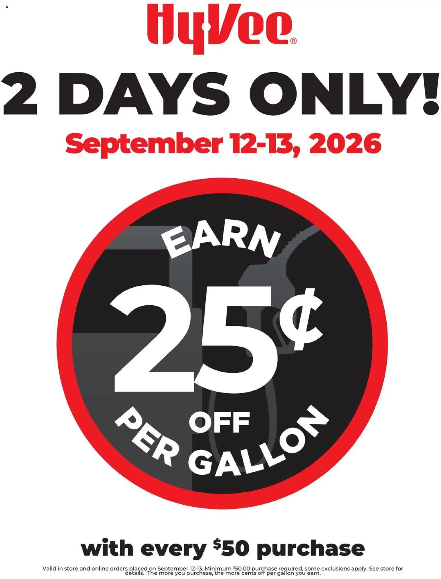 hyvee - HyVee Special Sales - 09/12 - 09/13 2026 - page: 1