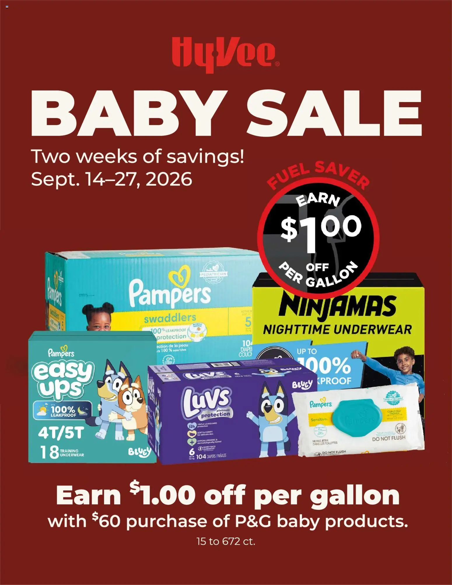 hyvee - HyVee 2-Week Baby Sale - 09/14 - 09/27 2026