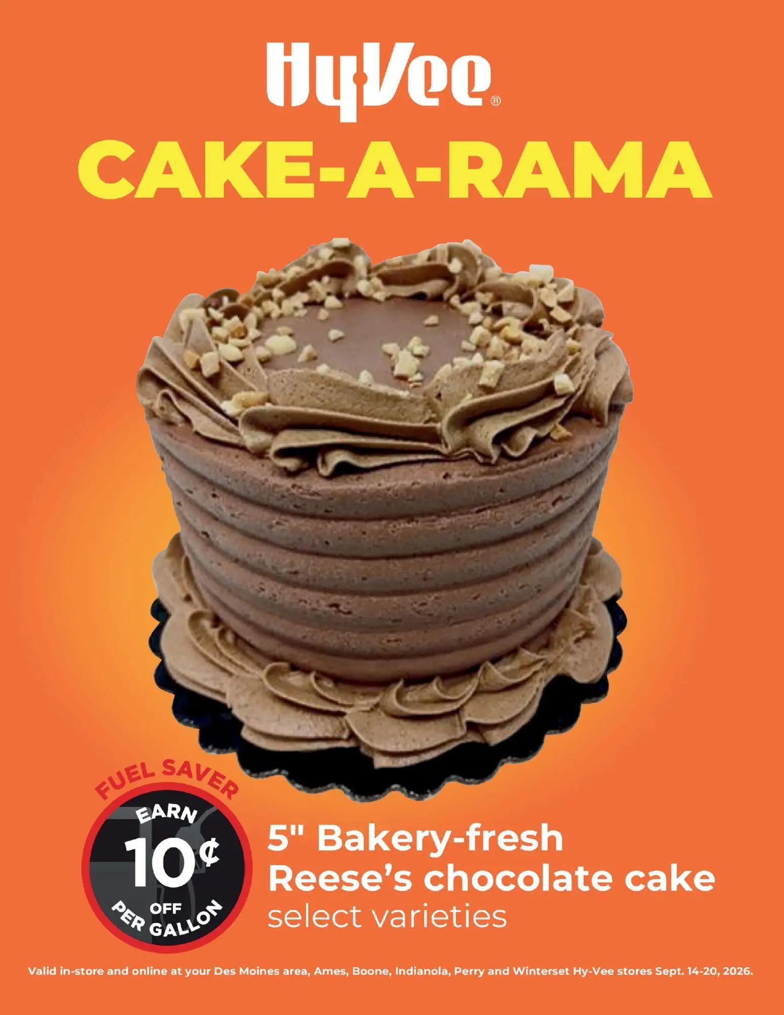 hyvee - HyVee Cake-A-Rama - 09/14 - 09/20 2026 - page: 1