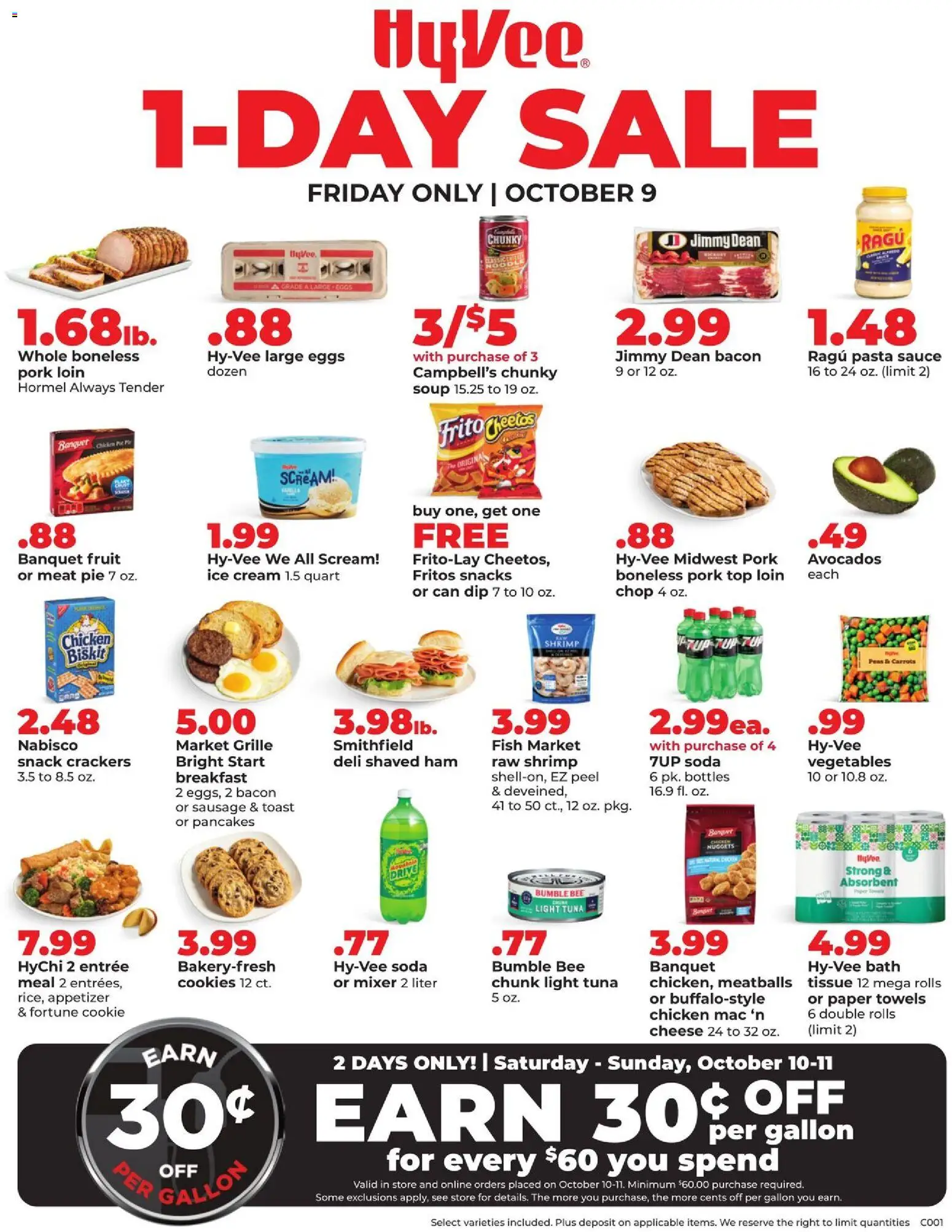 hyvee - HyVee Special Sales - 10/09 - 10/09 2026