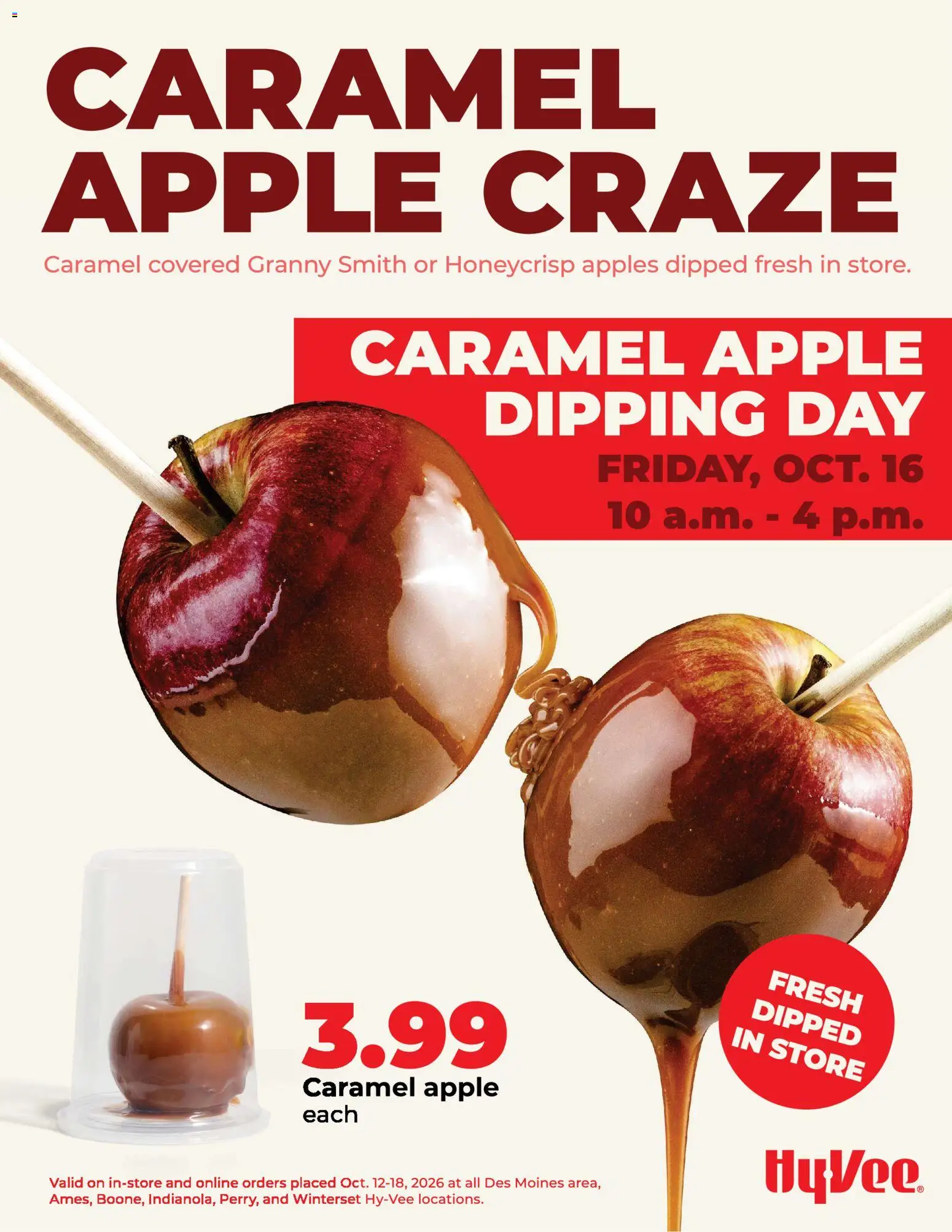 hyvee - HyVee Caramel Apple Craze - 10/12 - 10/18 2026