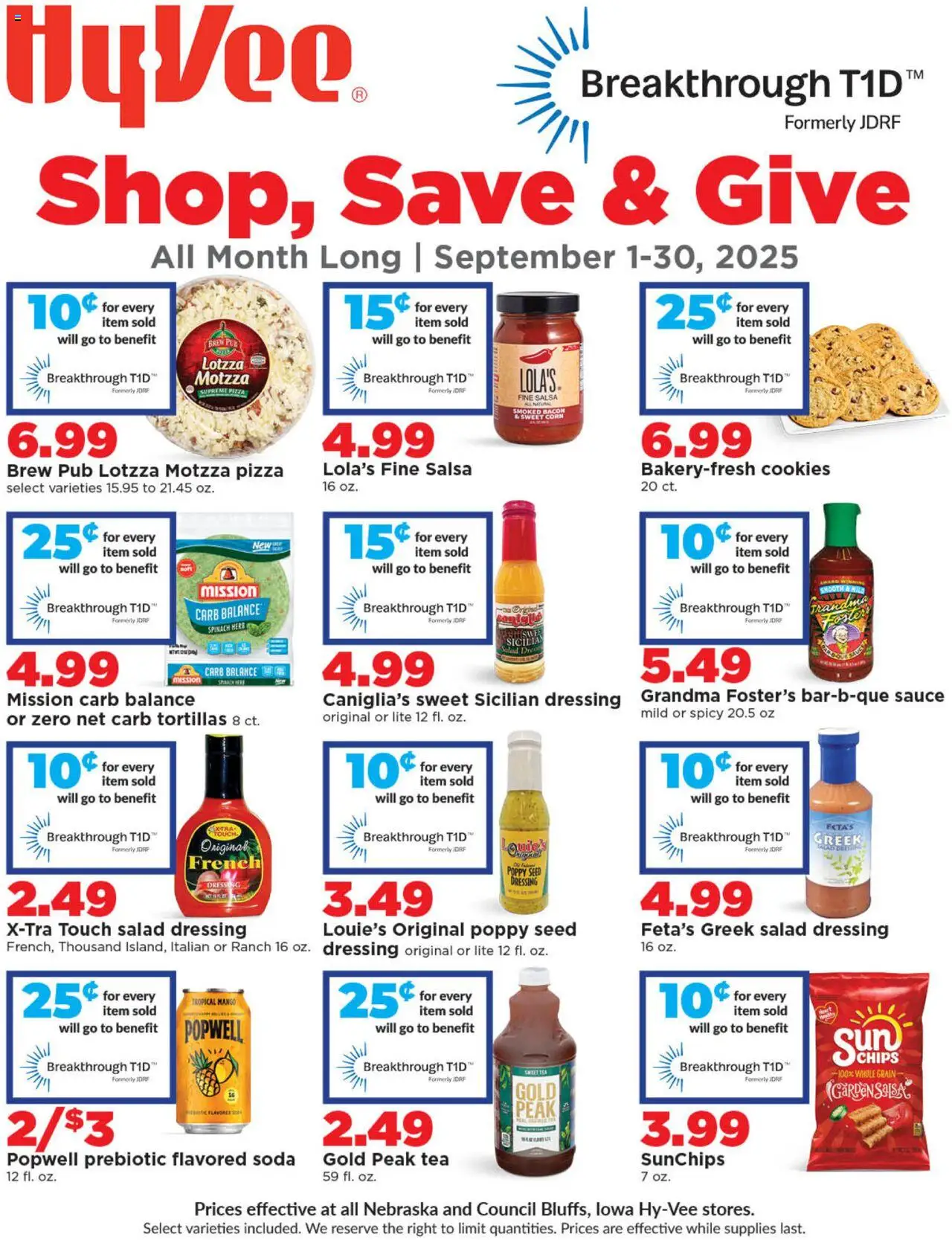 hyvee - HyVee Shop for a Cause - 09/01 - 09/30 2025 - page: 2