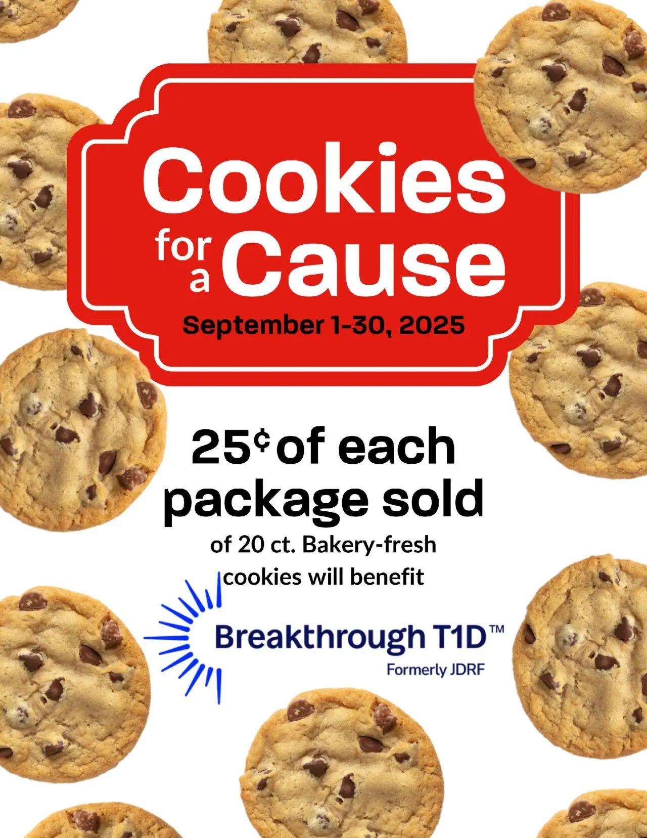 hyvee - HyVee Cookies for a Cause - 09/01 - 09/30 2025