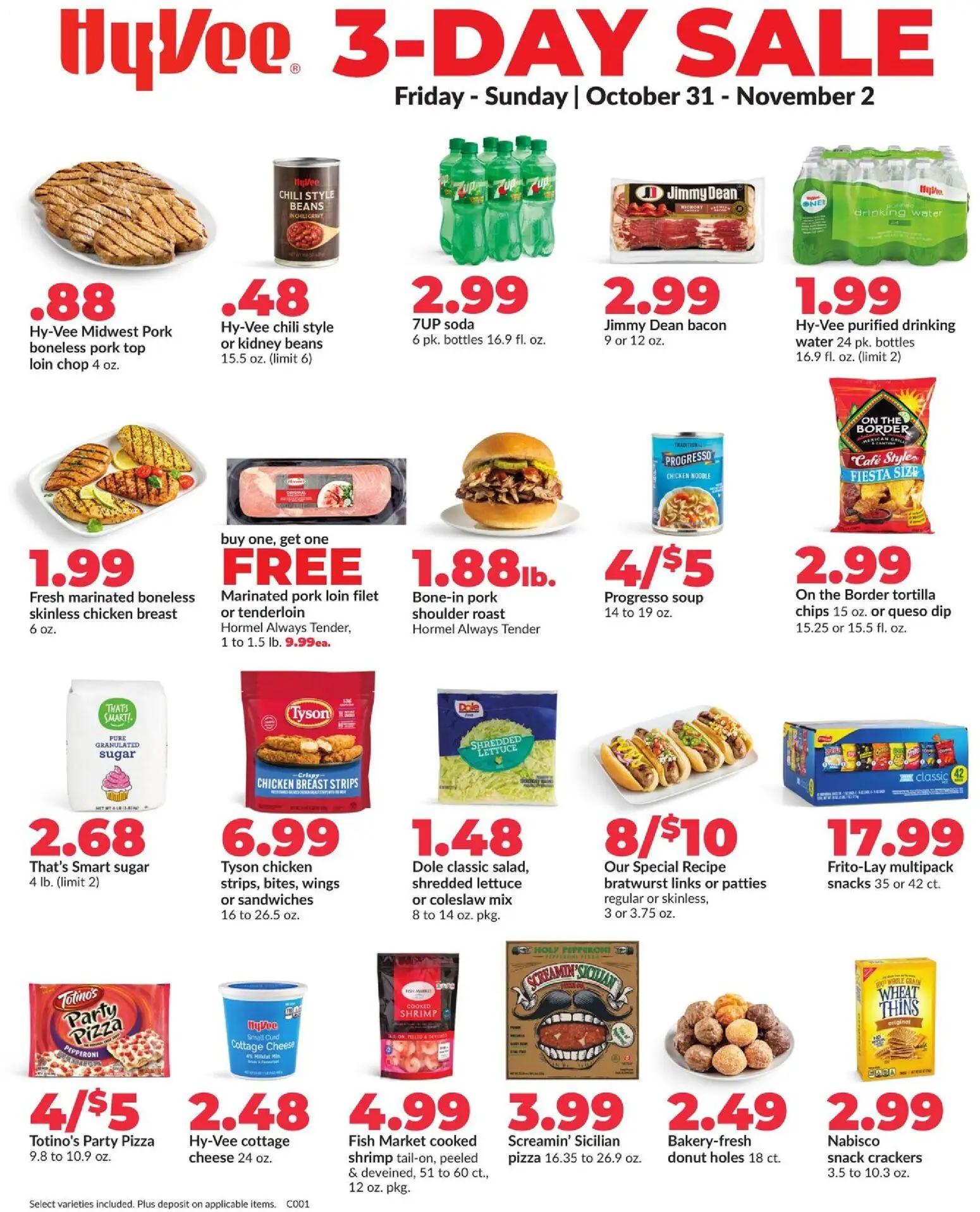 hyvee - HyVee 3 Day Sale - 10/31 - 11/02 2025