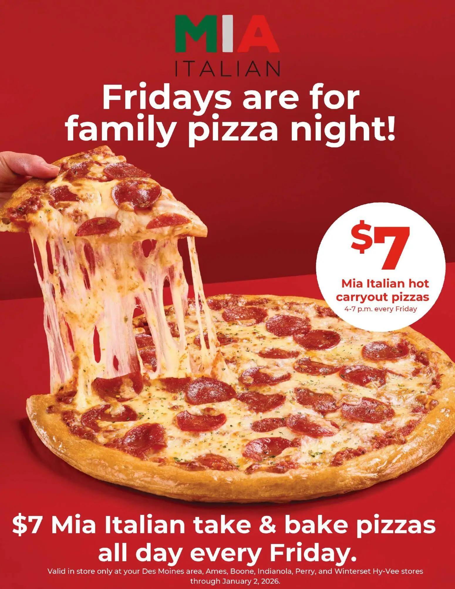 hyvee - HyVee Friday Night Pizza Special - 10/31/2025 - 01/02/2026 2025