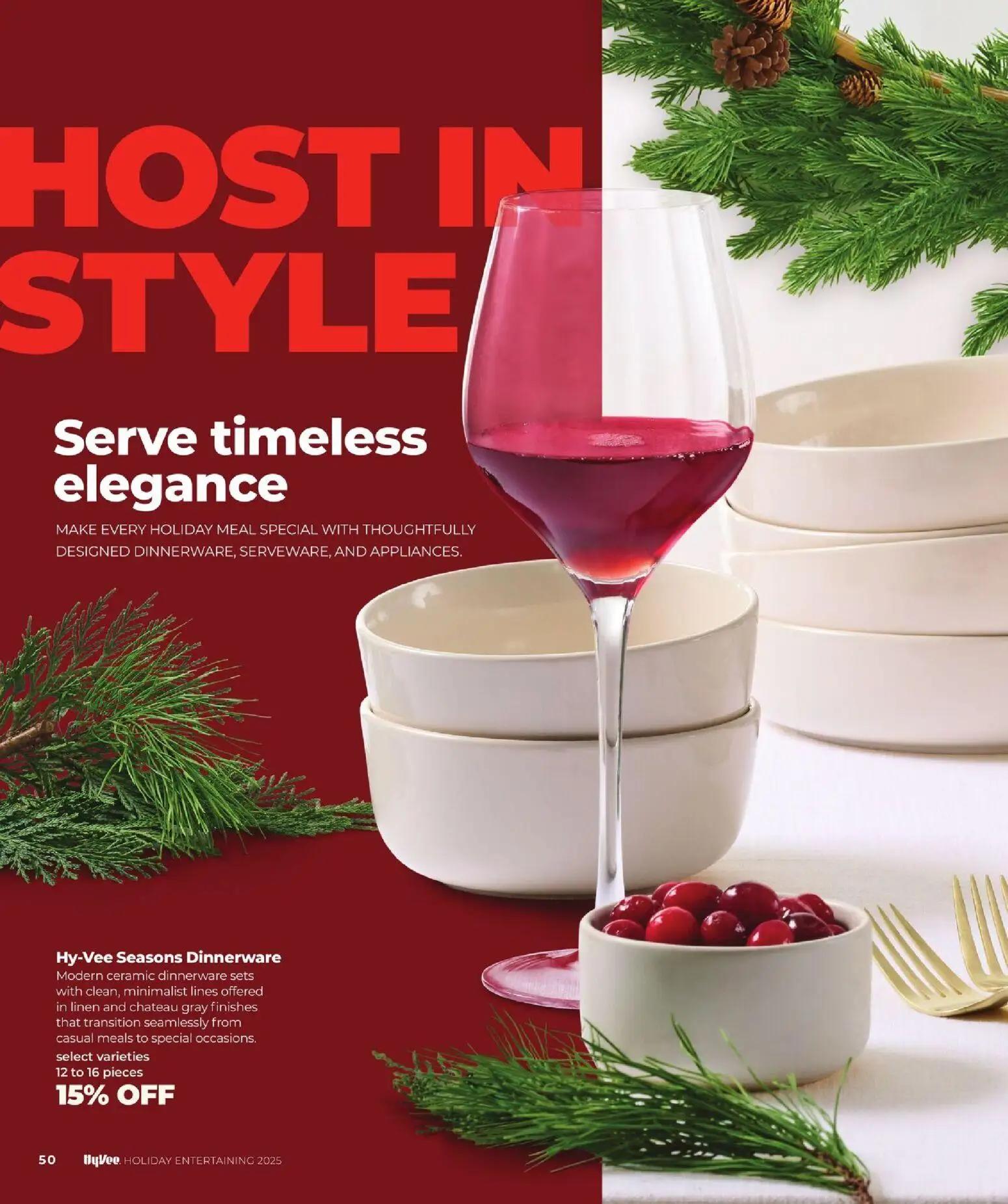 hyvee - HyVee Holiday Entertaining - 11/10 - 12/31 2025 - page: 52