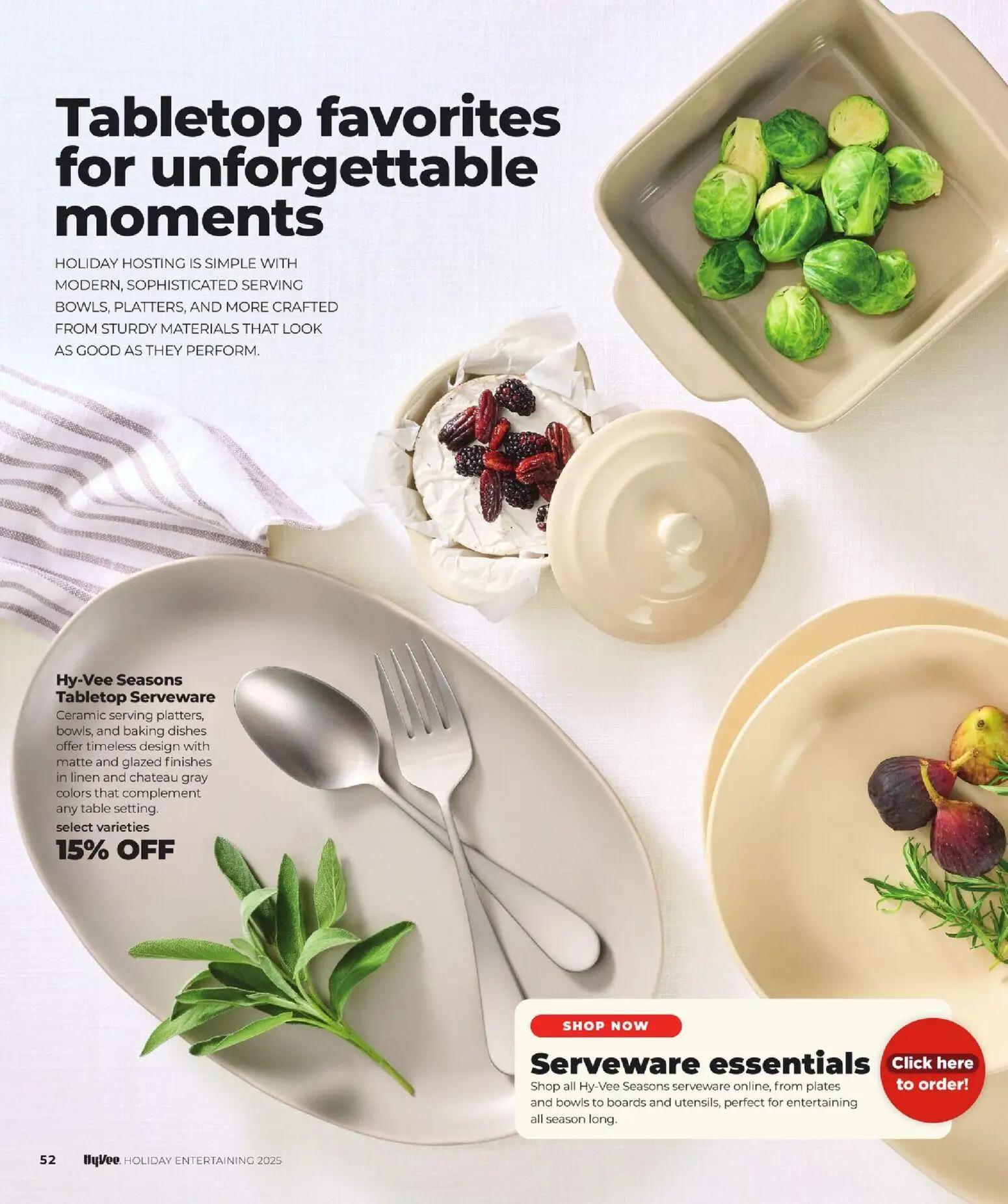 hyvee - HyVee Holiday Entertaining - 11/10 - 12/31 2025 - page: 54
