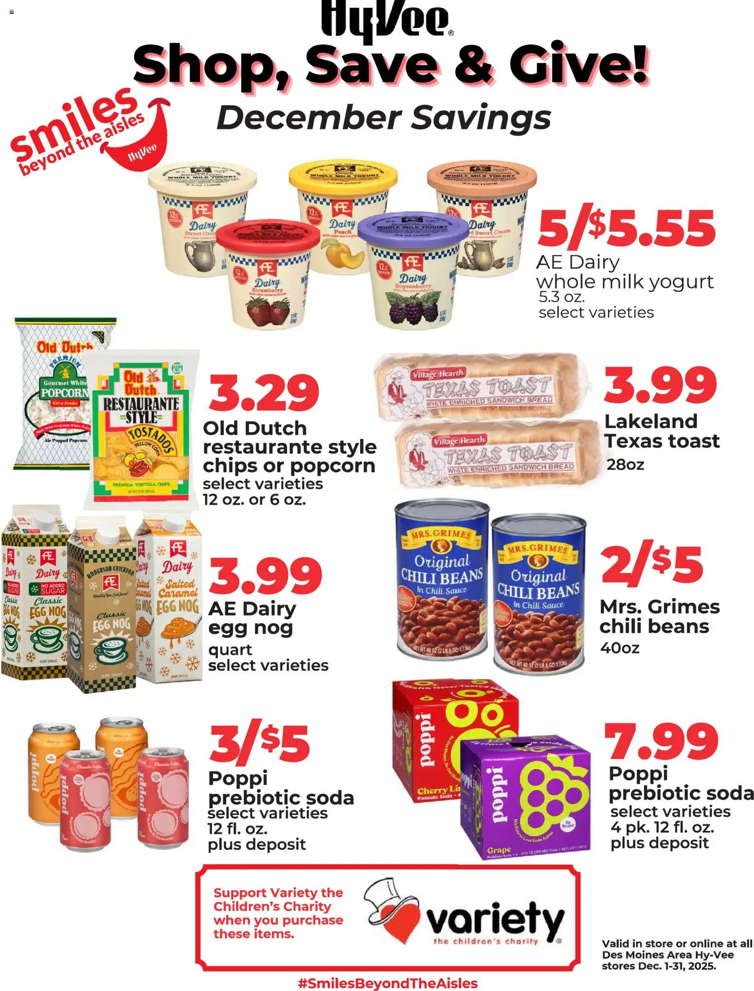 hyvee - HyVee Shop, Save & Give - 12/01 - 12/31 2025