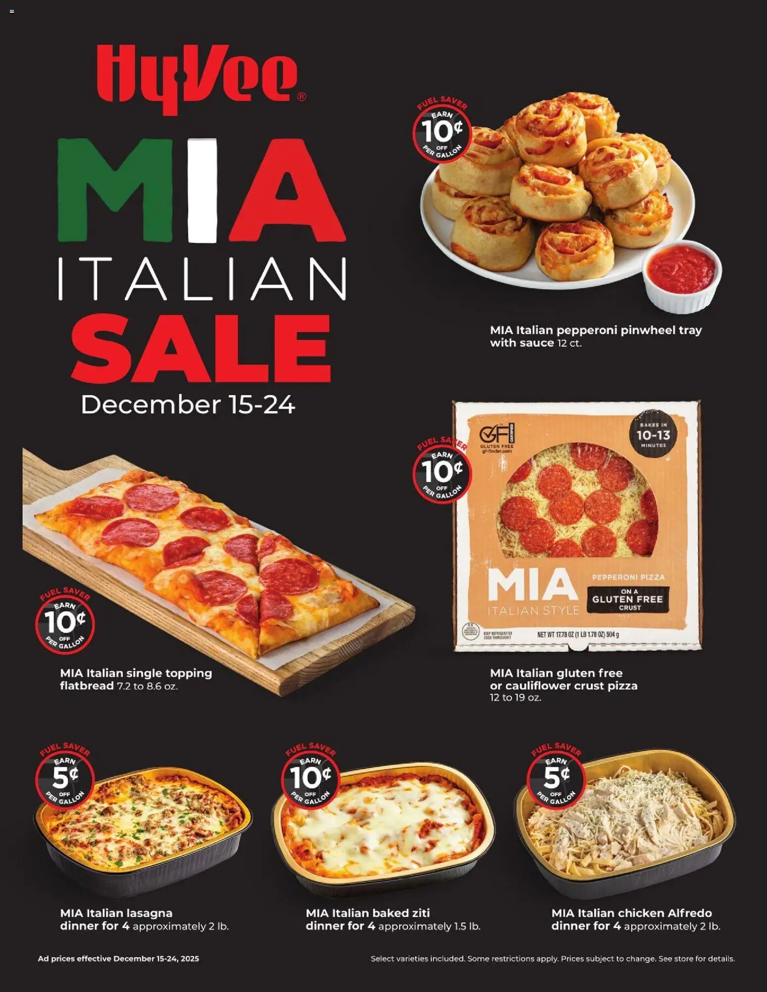 hyvee - HyVee Mia Italian Sale - 12/15 - 12/25 2025