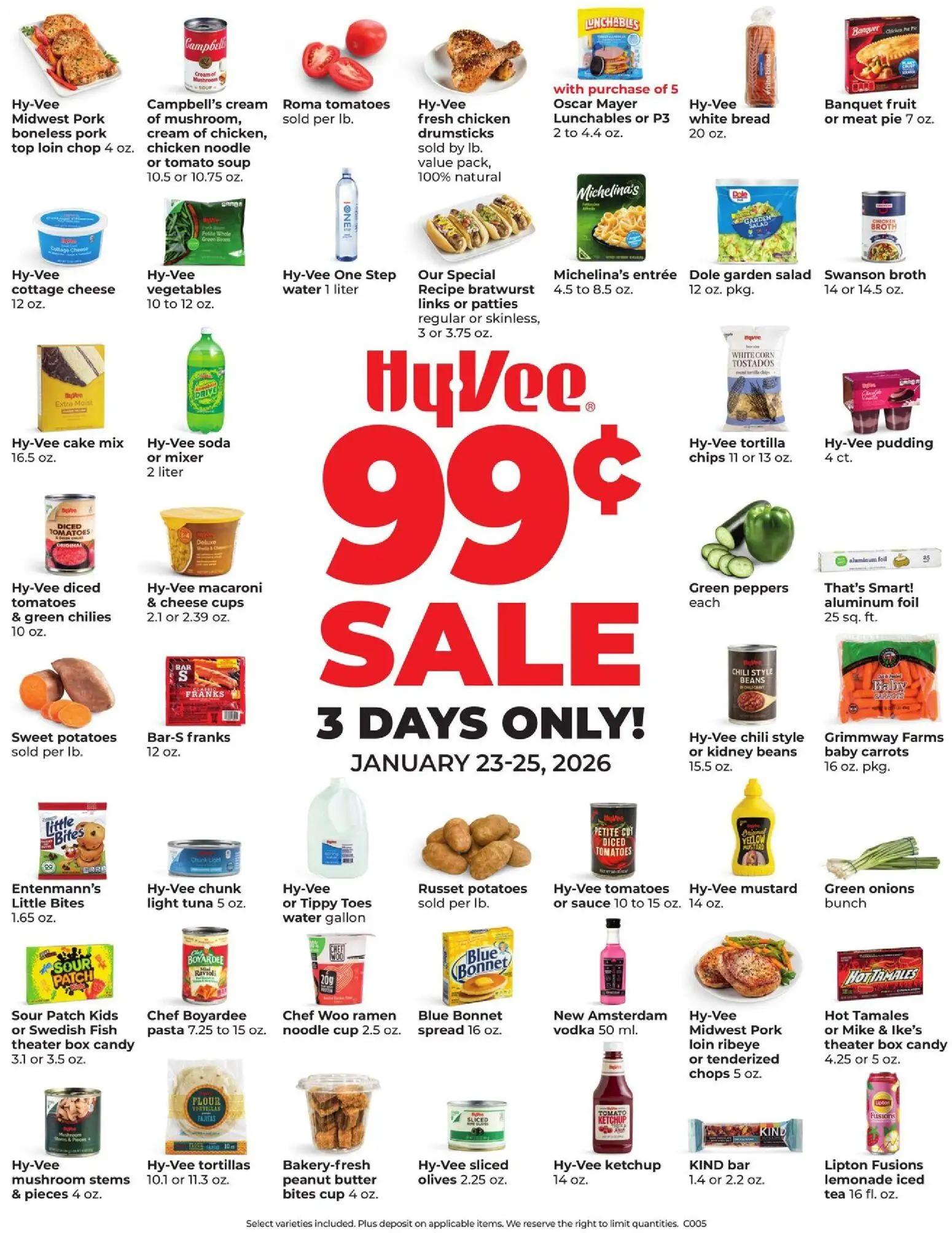 hyvee - HyVee Special Sales - 01/23 - 01/25 2026 - page: 1