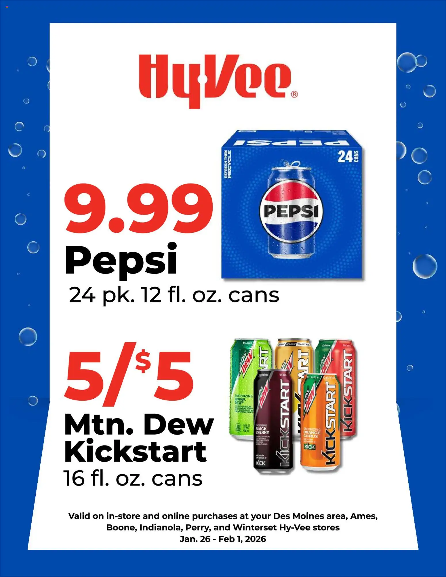 hyvee - HyVee Pepsi Sale - 01/26 - 02/01 2026