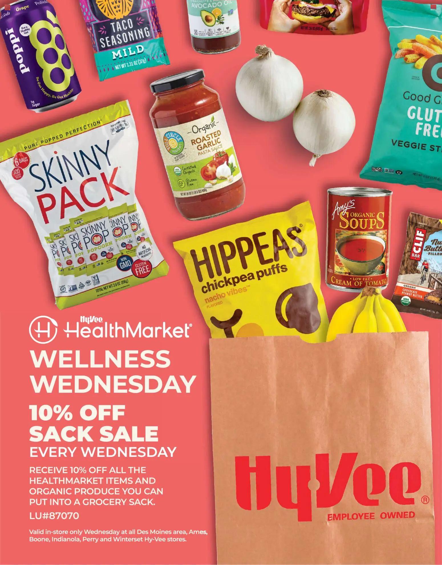hyvee - HyVee Wellness Wednesdays - Sack Sale - 01/07 - 09/30 2026