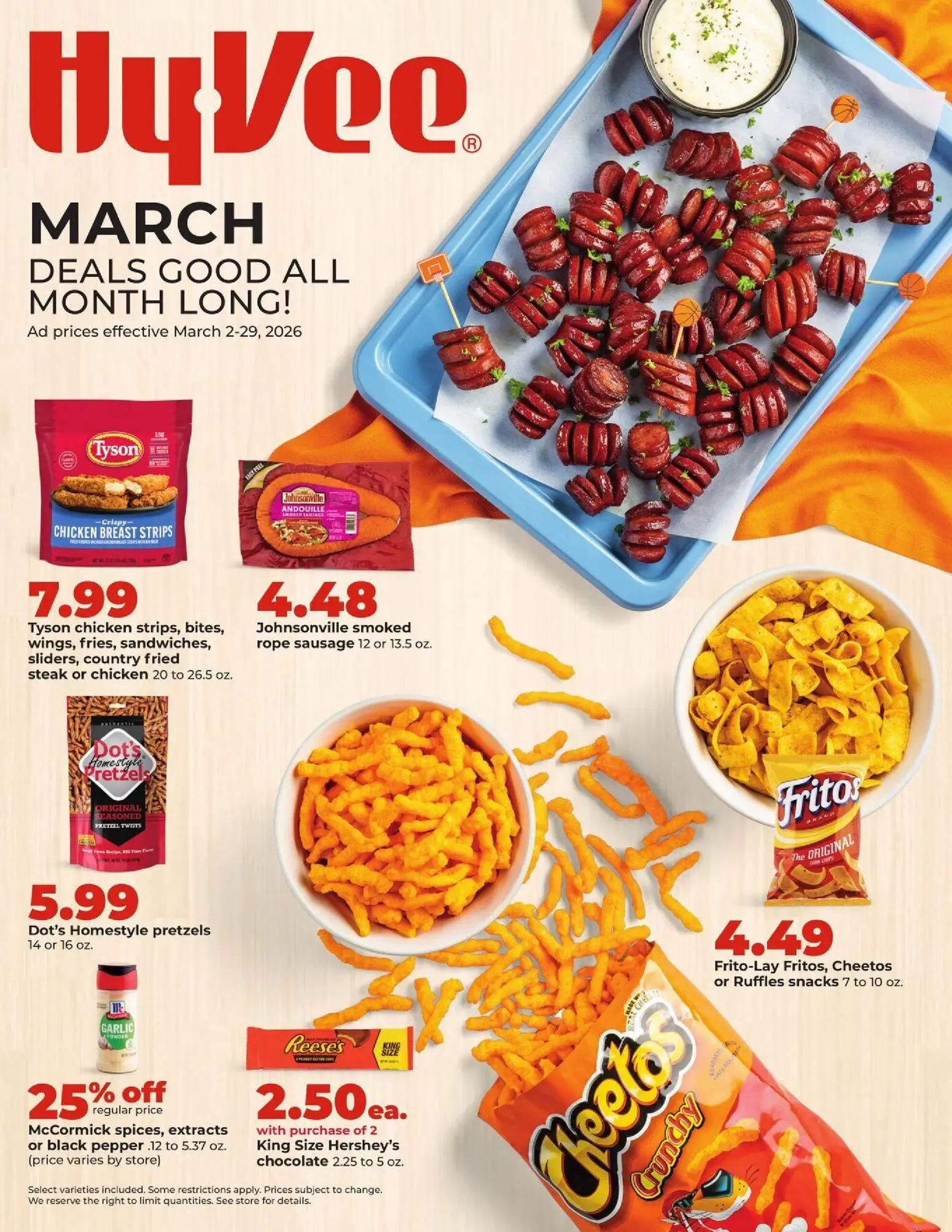 hyvee - HyVee Monthly Ad - 03/02 - 03/29 2026