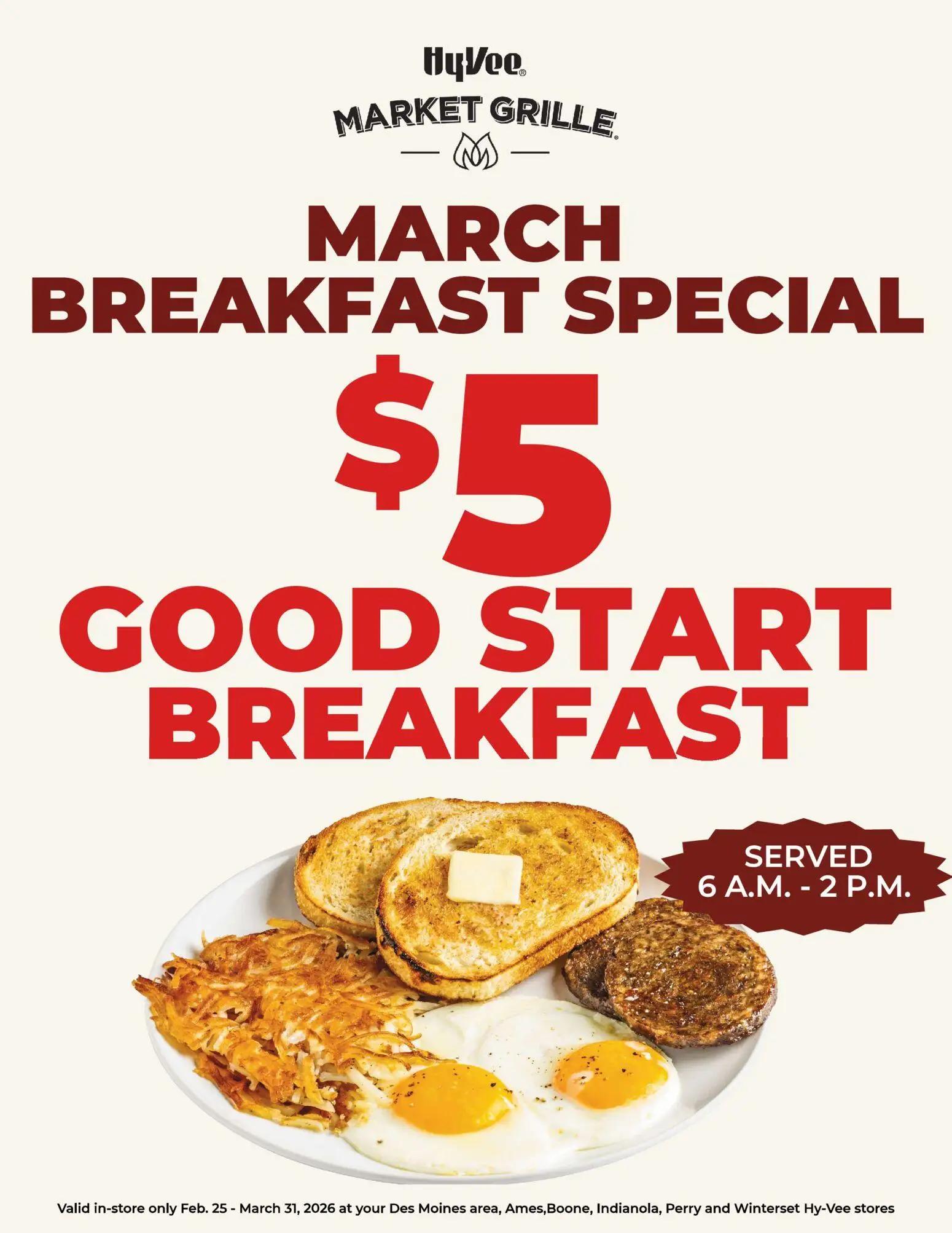 hyvee - HyVee March Breakfast Special - 03/01 - 03/31 2026 - page: 1