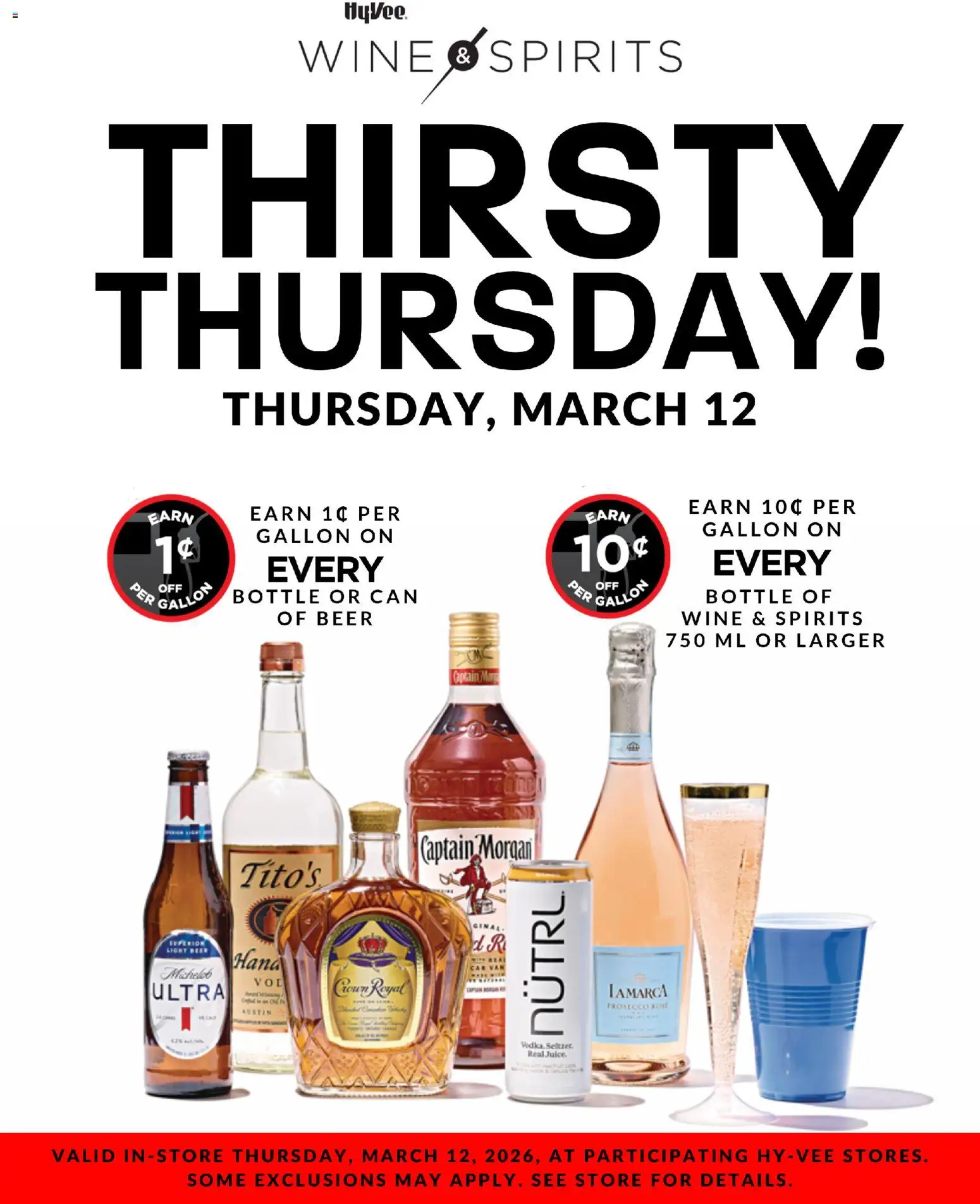 hyvee - HyVee Thirsty Thursday - 03/12/2026 - 03/09/2027 2026