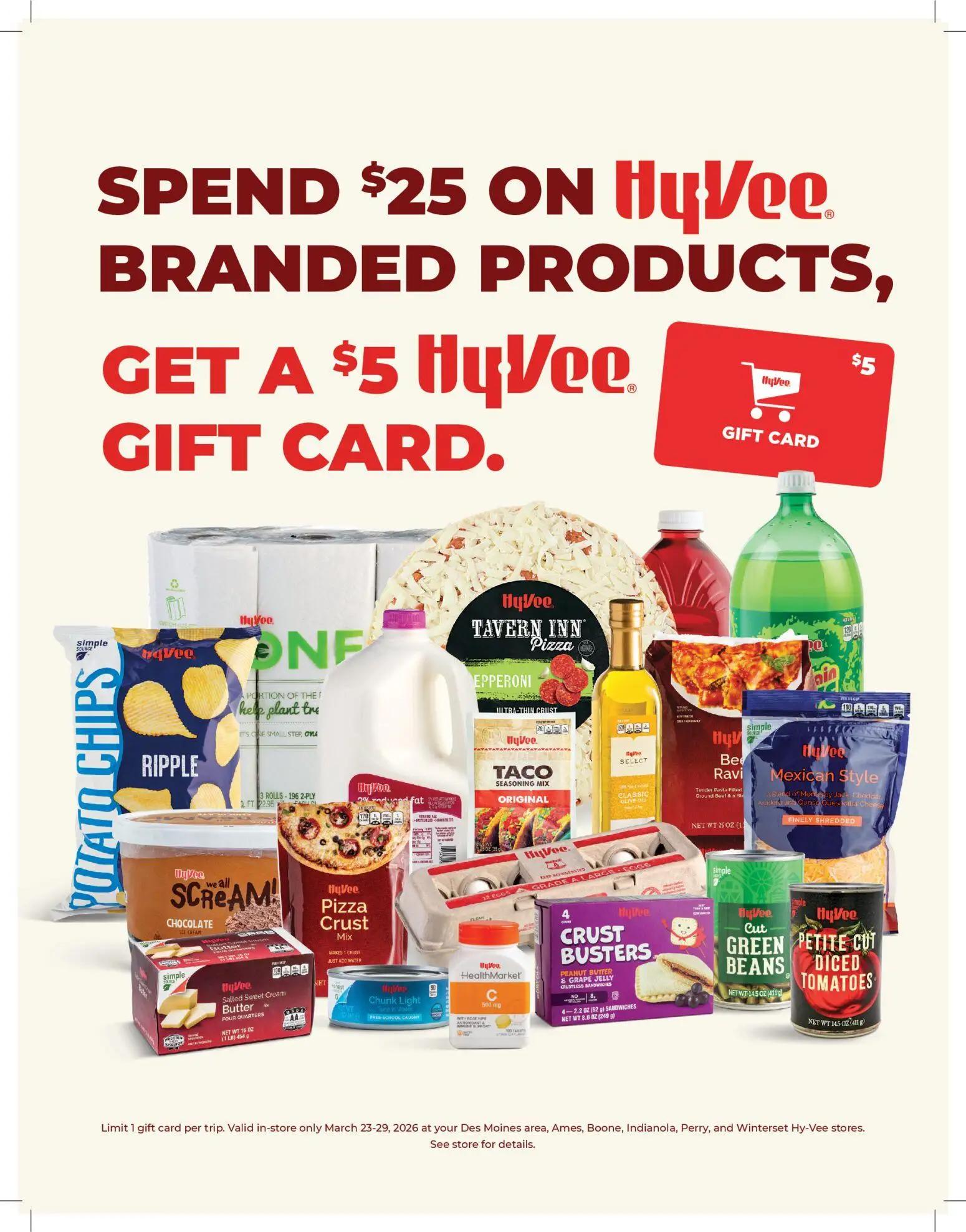 hyvee - HyVee Brands Sale - 03/23 - 03/29 2026