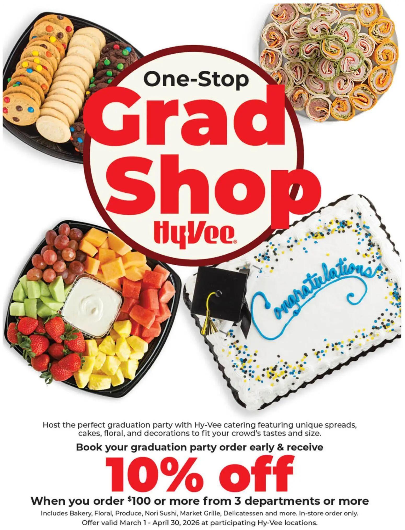 hyvee - HyVee One Stop Grad Shop - 03/01 - 04/30 2026