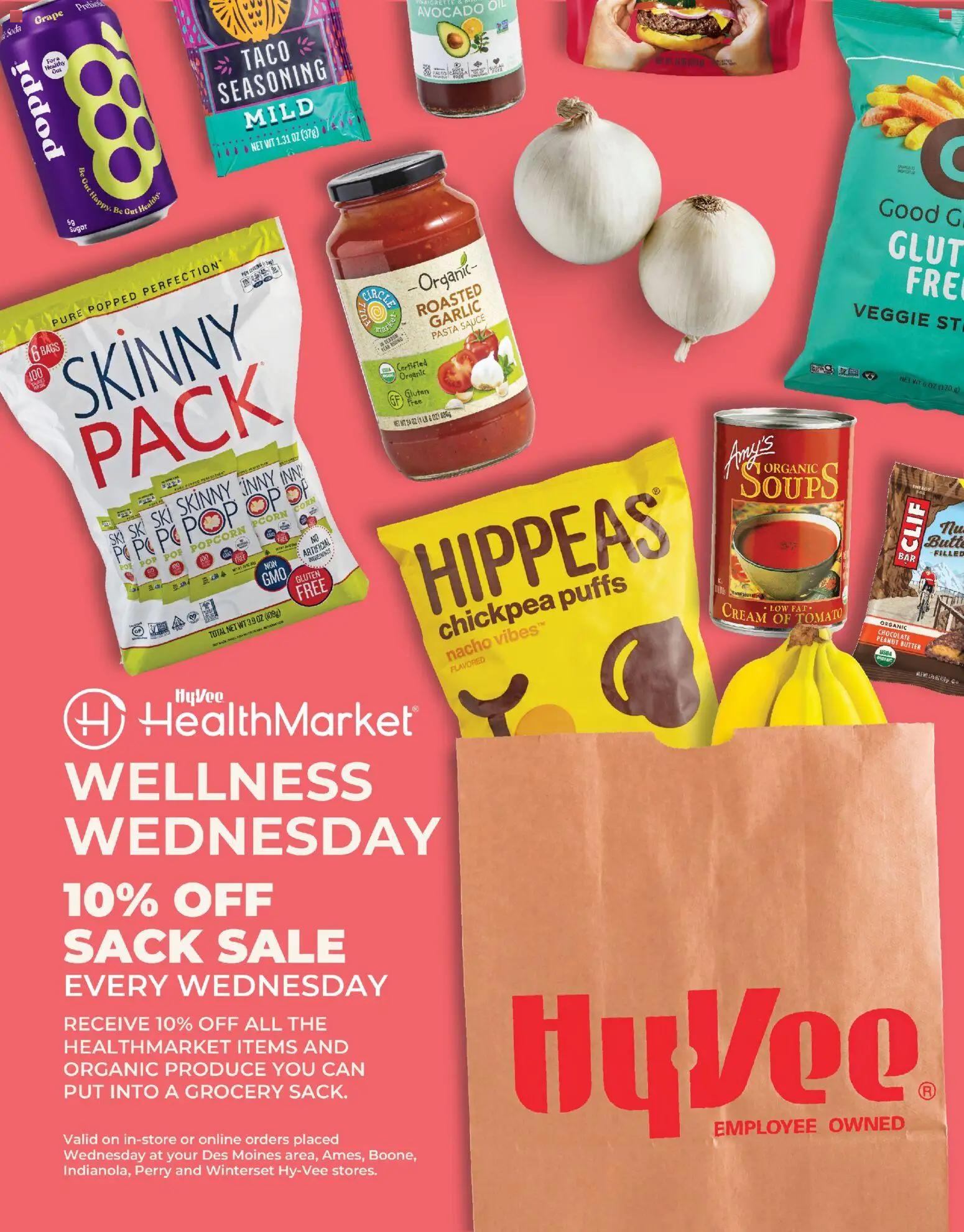 hyvee - HyVee Wellness Wednesday - Sack Sale - 04/08 - 12/30 2026