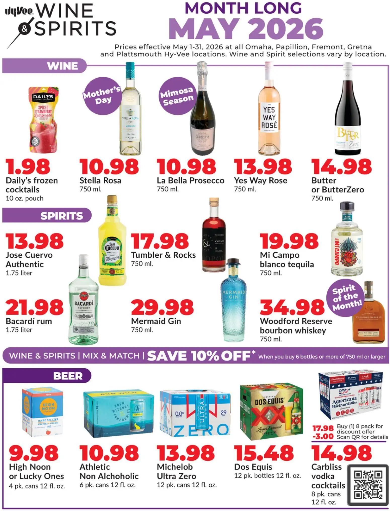 hyvee - HyVee Wine & Spirits Monthlong - 05/01 - 05/31 2026