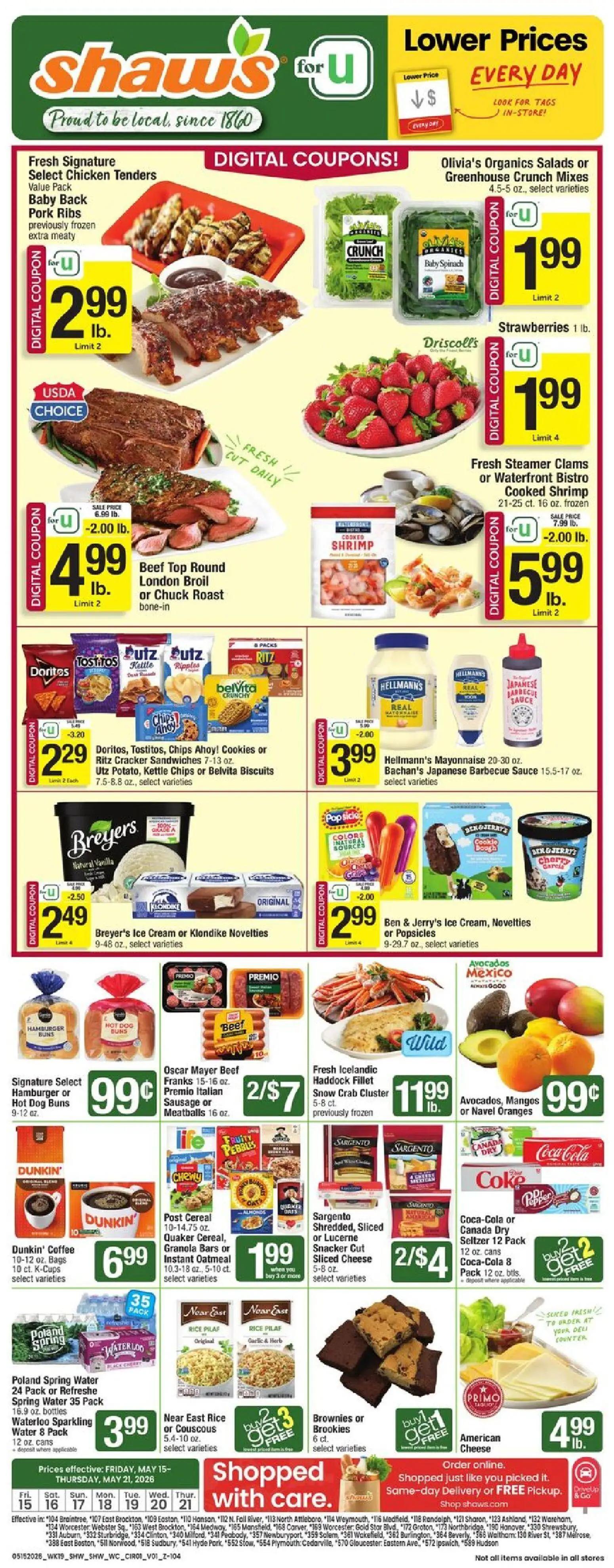 shaws - Shaw's Weekly Ad - 05/15 - 05/21 2026