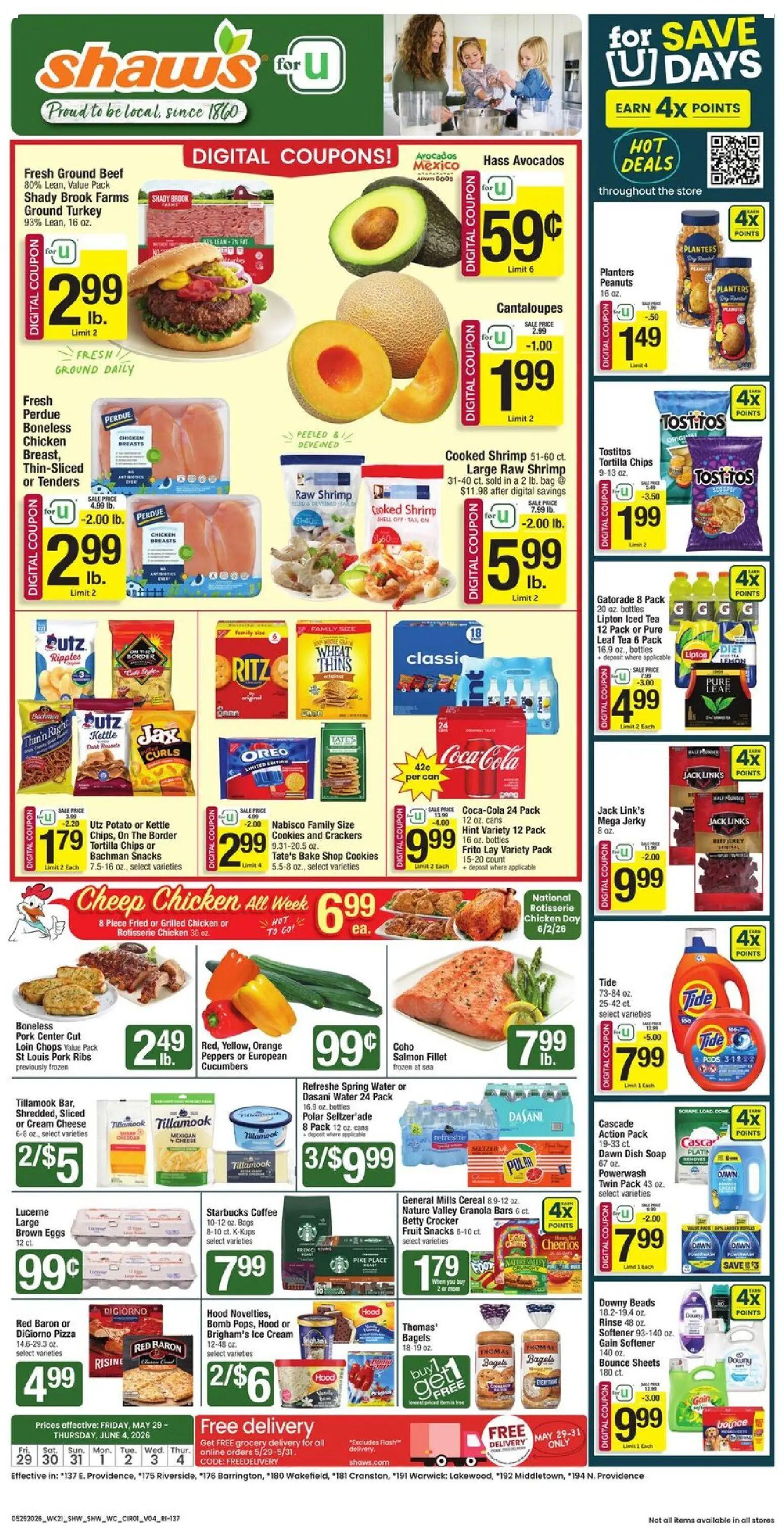 shaws - Shaw's Weekly Ad - RI - 05/29 - 06/04 2026