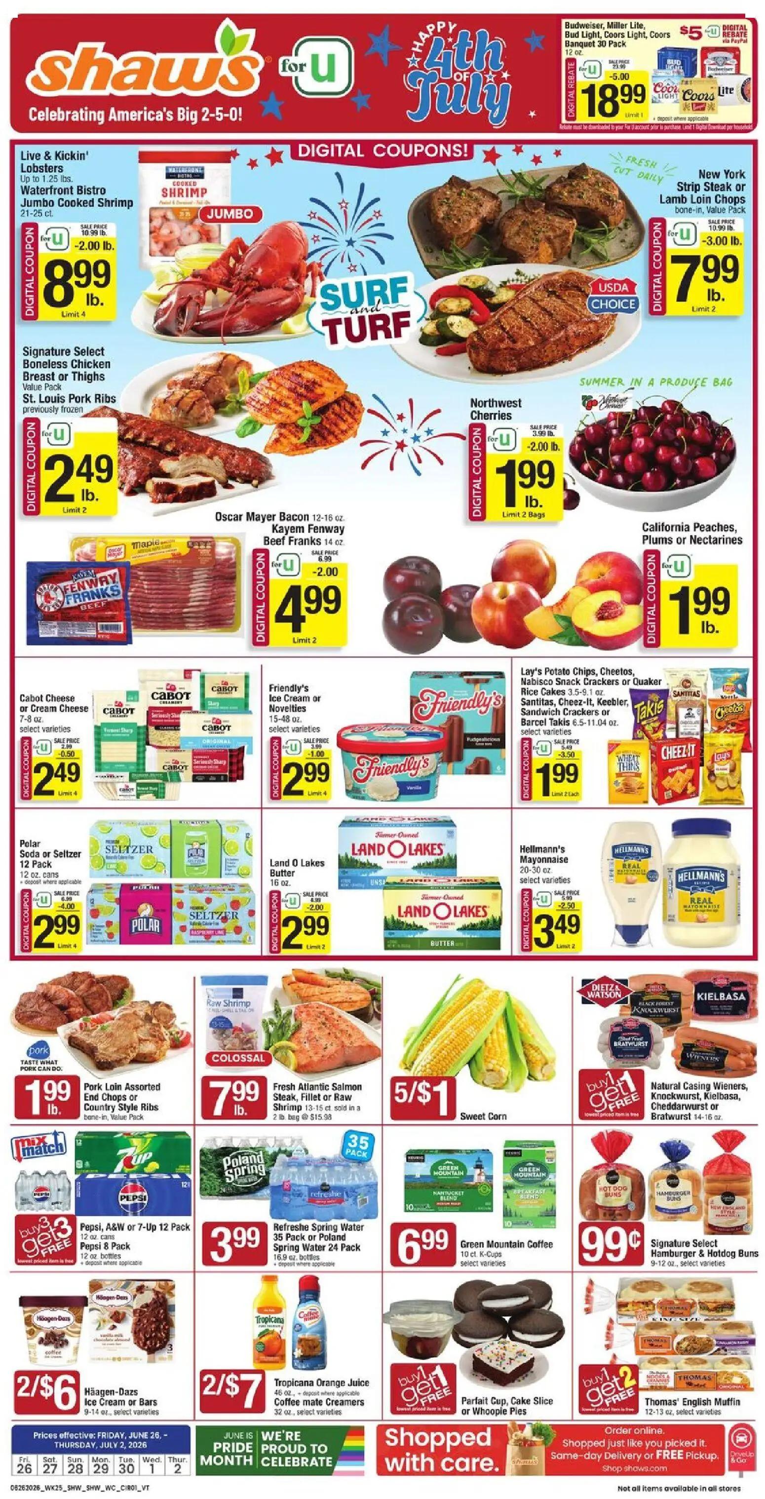 shaws - Shaw's Weekly Ad - VT - 06/26 - 07/02 2026 - page: 2